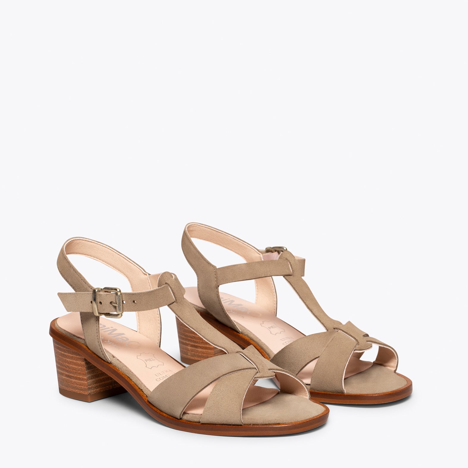 DALIA – TAUPE low heel sandal