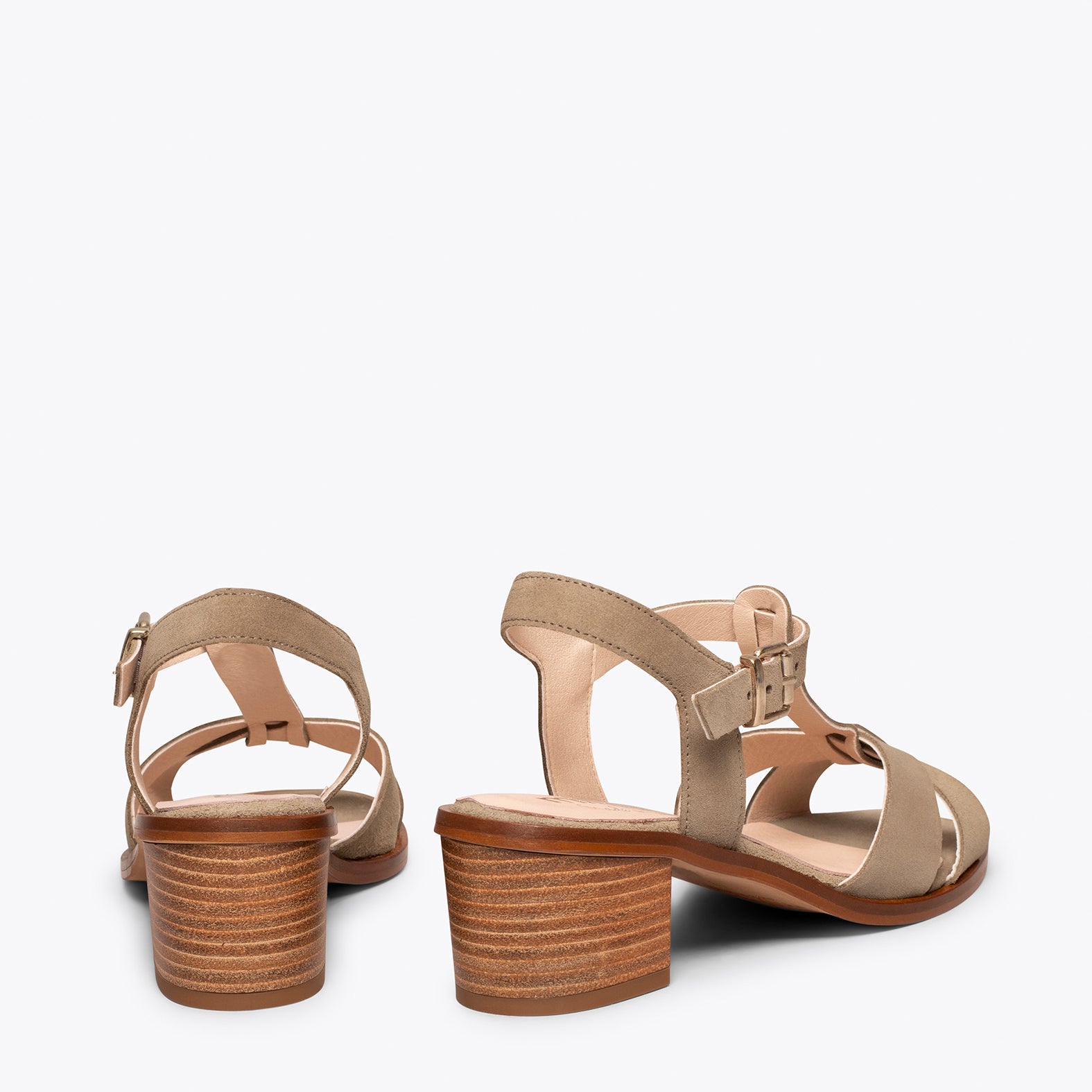 DALIA – TAUPE low heel sandal