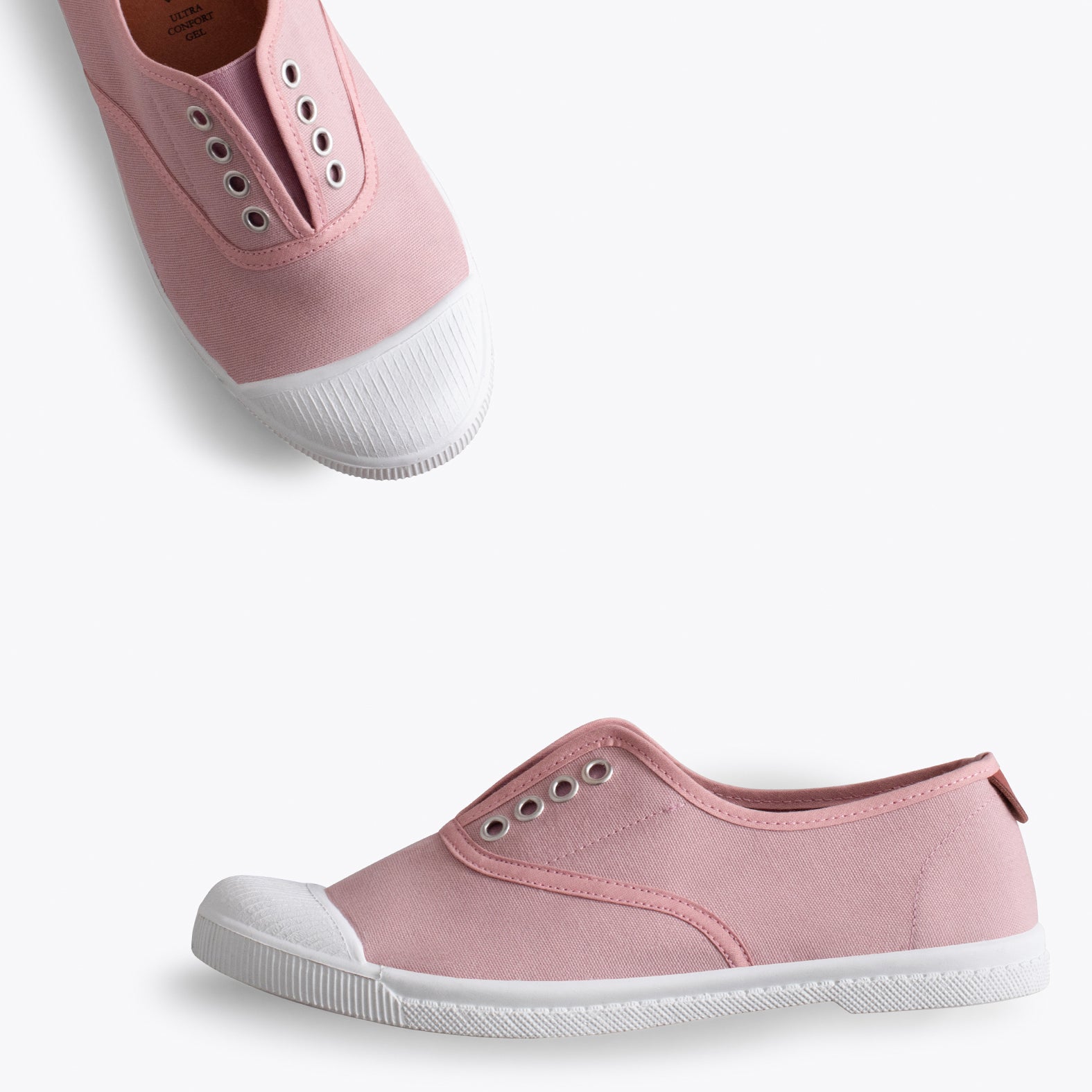 WAY - Zapatillas sin cordones de lona ROSA
