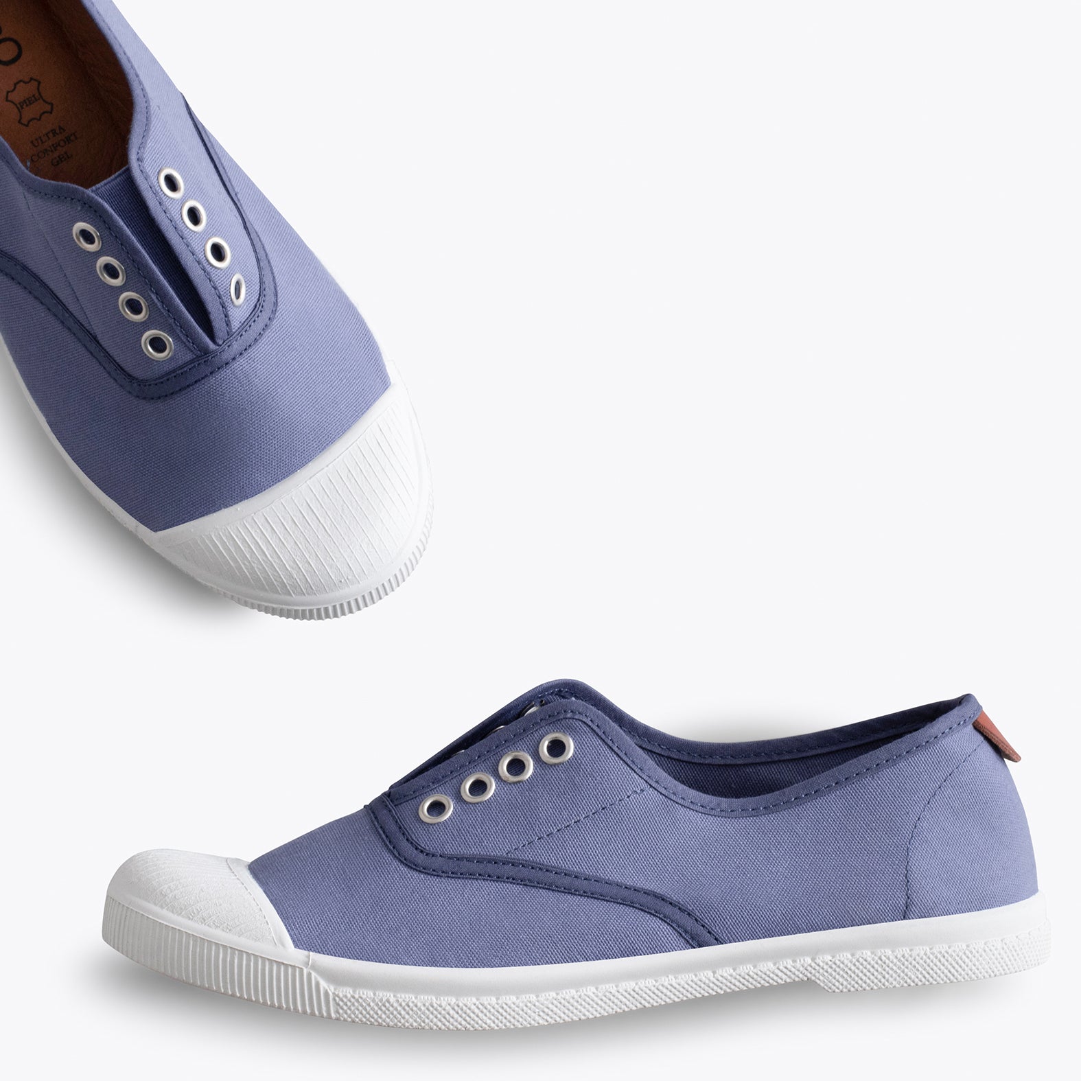 WAY - Zapatillas sin cordones de lona JEANS