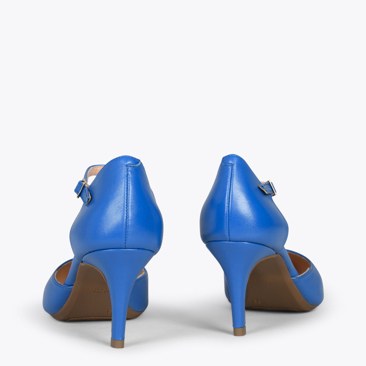 DONNA – ELECTRIC BLUE comfortable party pumps