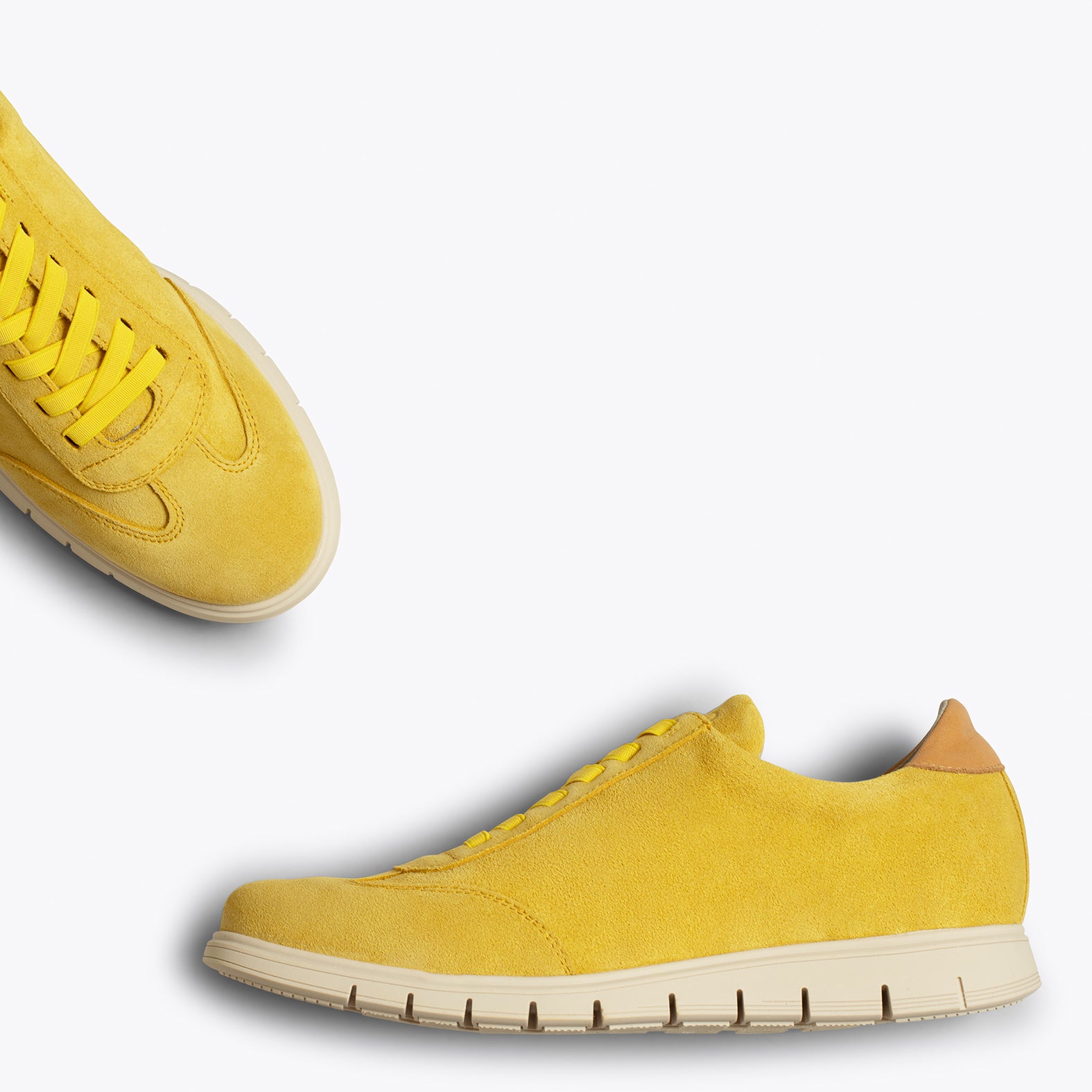 360 - Chaussures de sport décontractées JAUNE pour homme