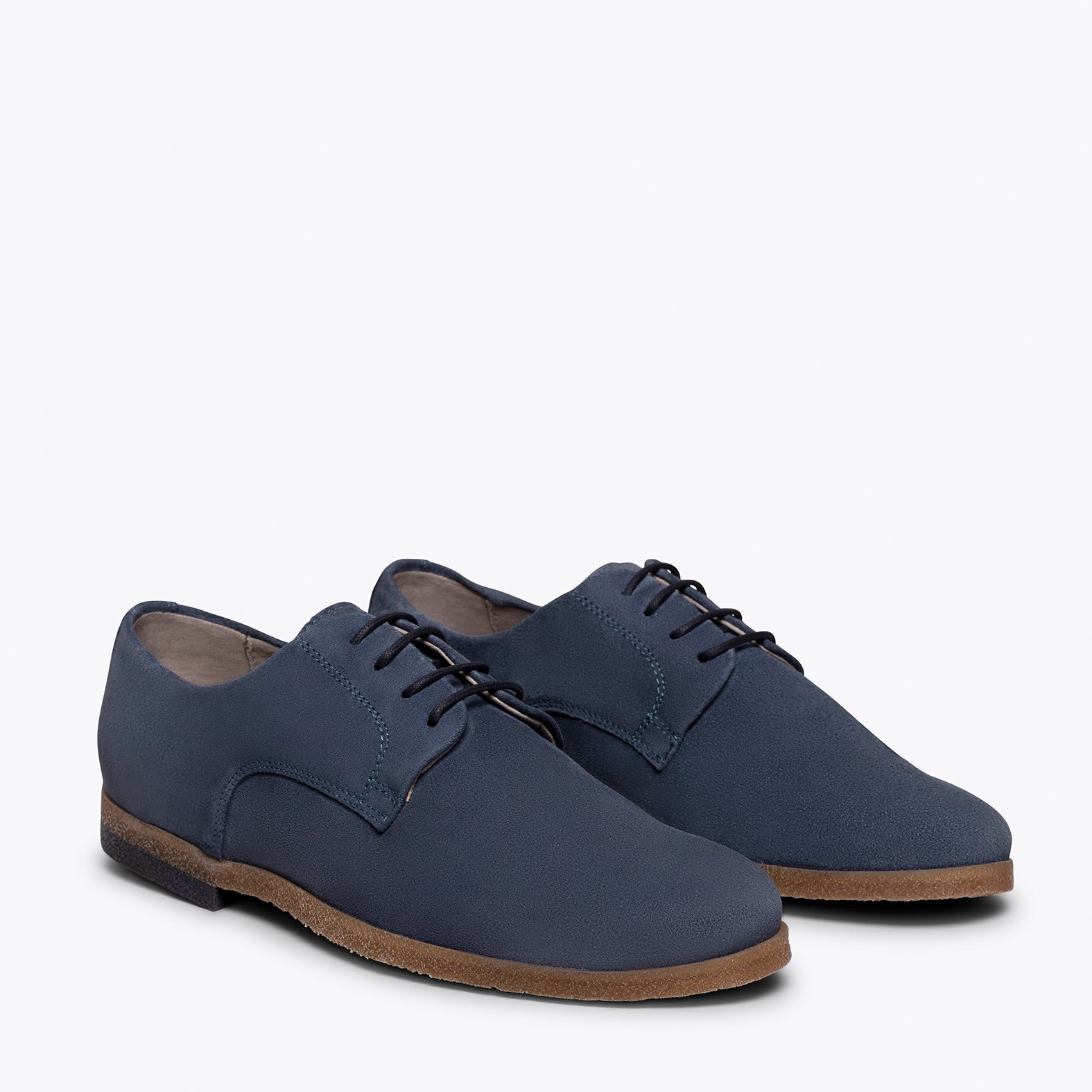 BLUCHER Zapatos para hombre de cordones AZULES