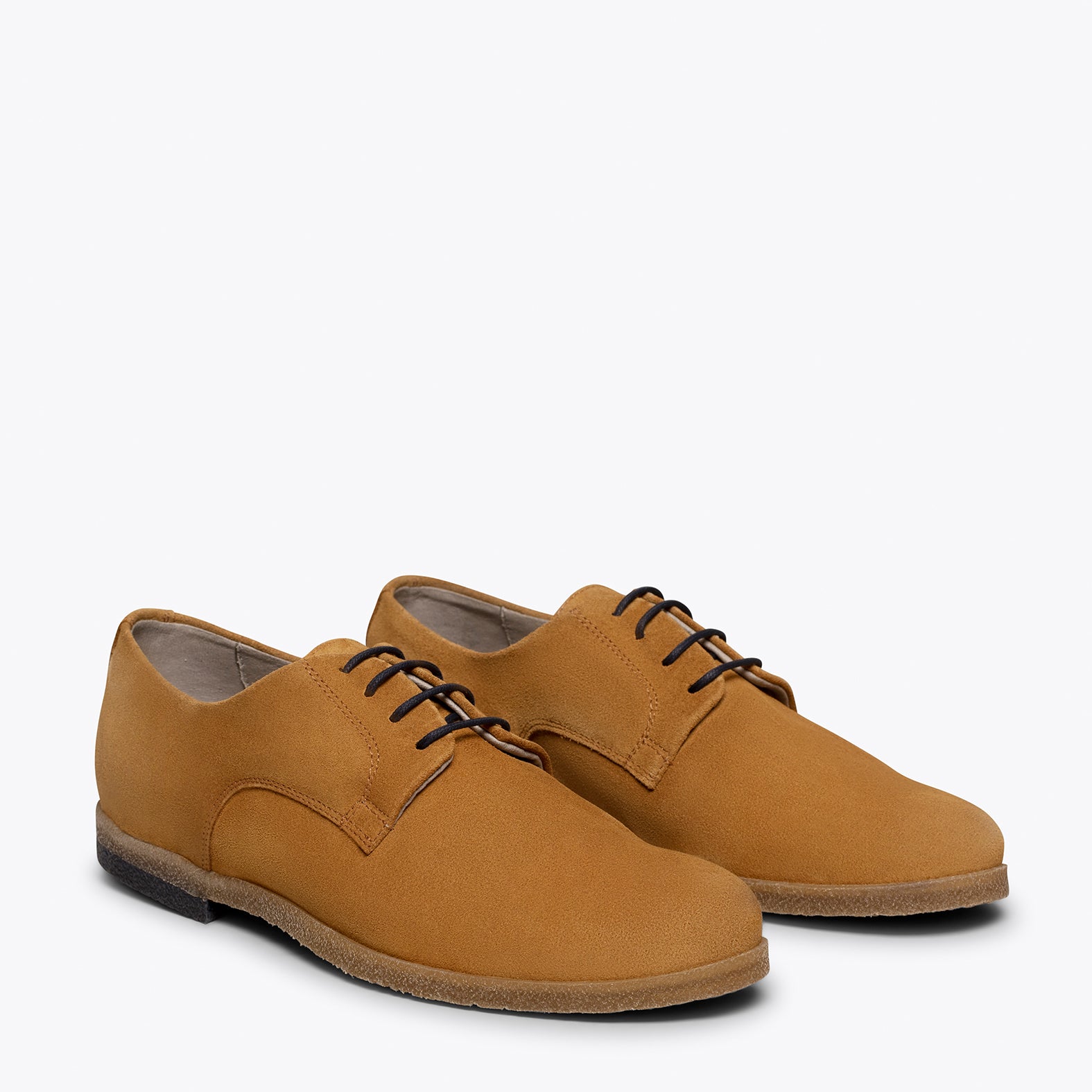 BLUCHER Zapatos para hombre de cordones CAMEL