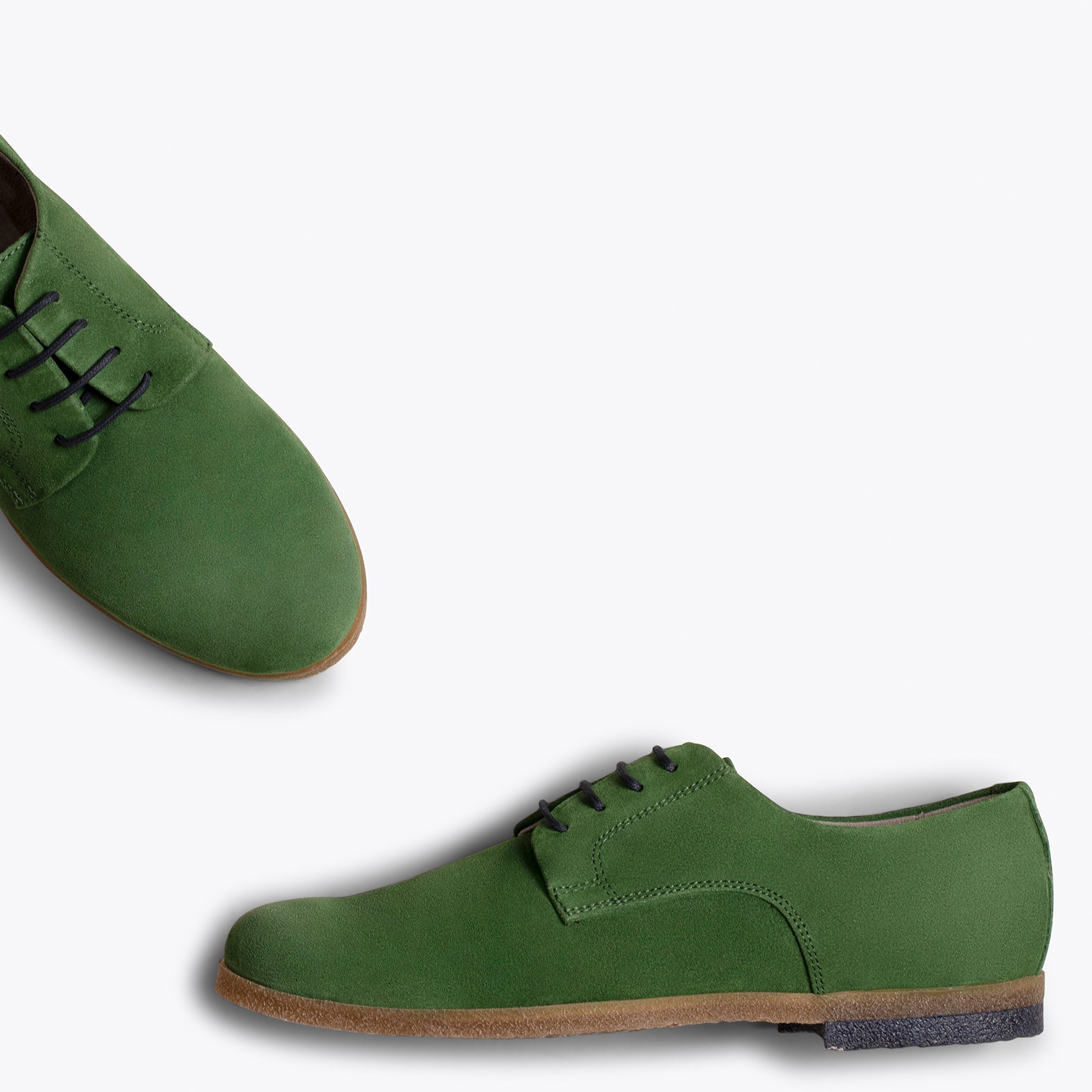 BLUCHER Zapatos para hombre de cordones VERDES