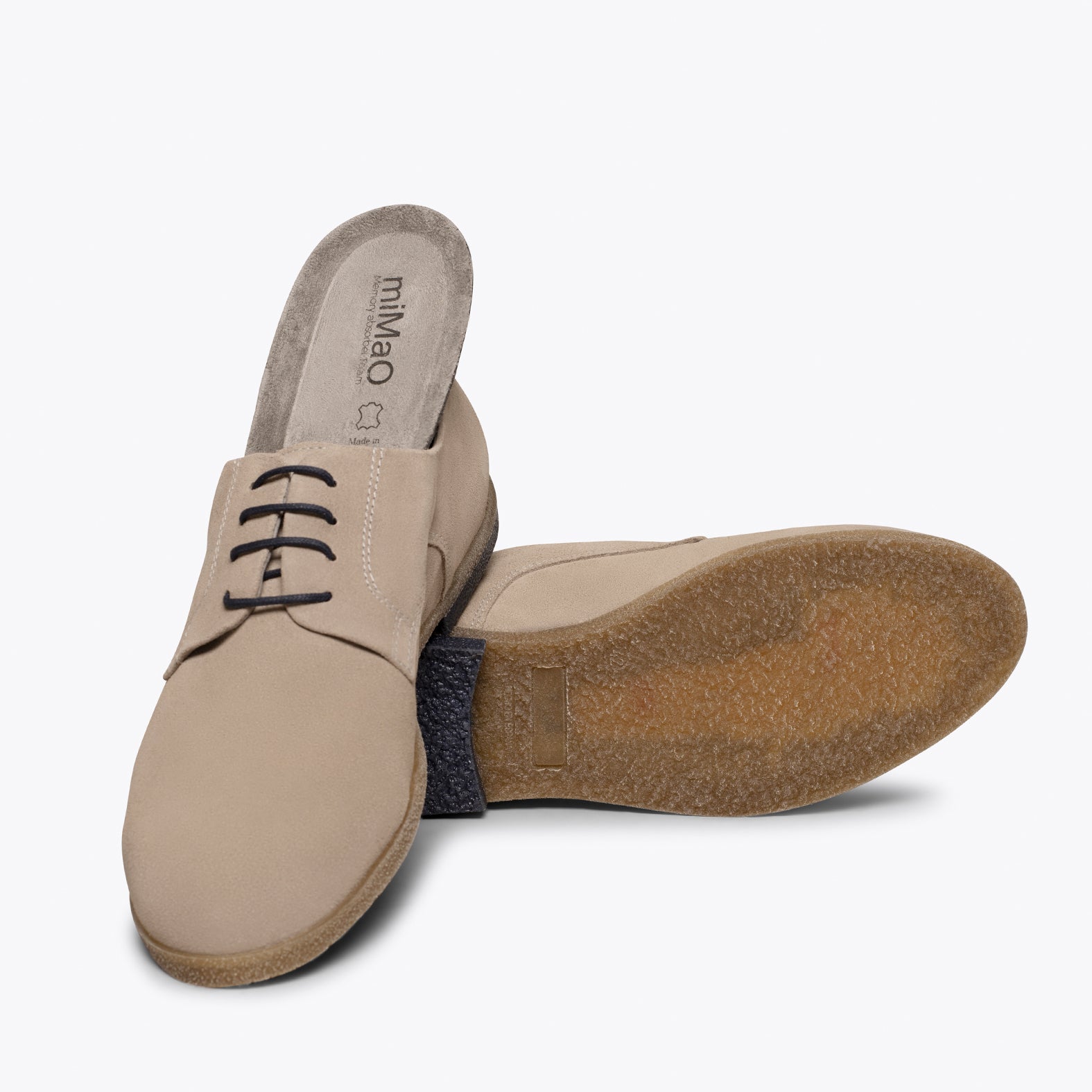 BLUCHER Zapatos para hombre de cordones TAUPE