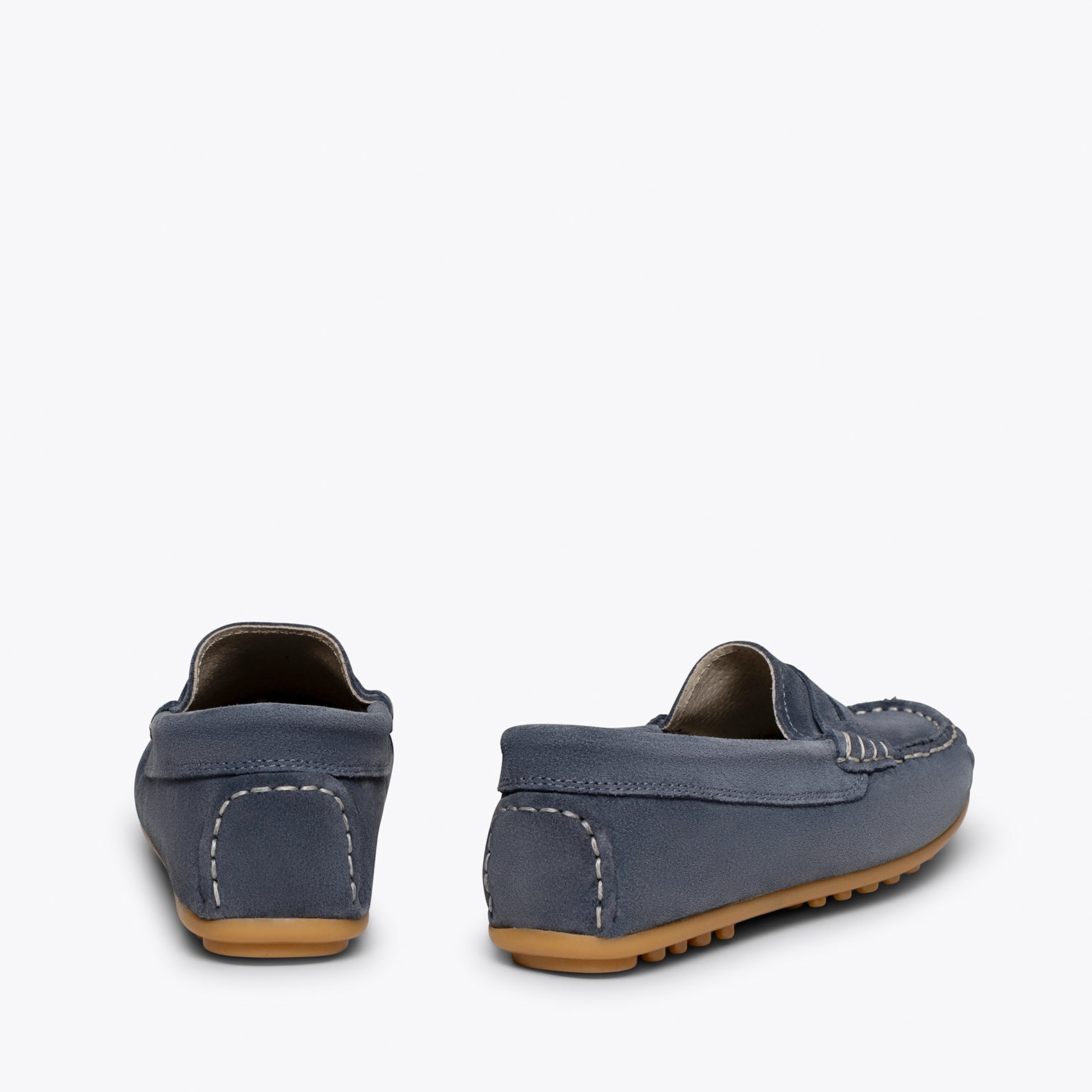 MOCASÍN Mocasines JEANS para niños de piel