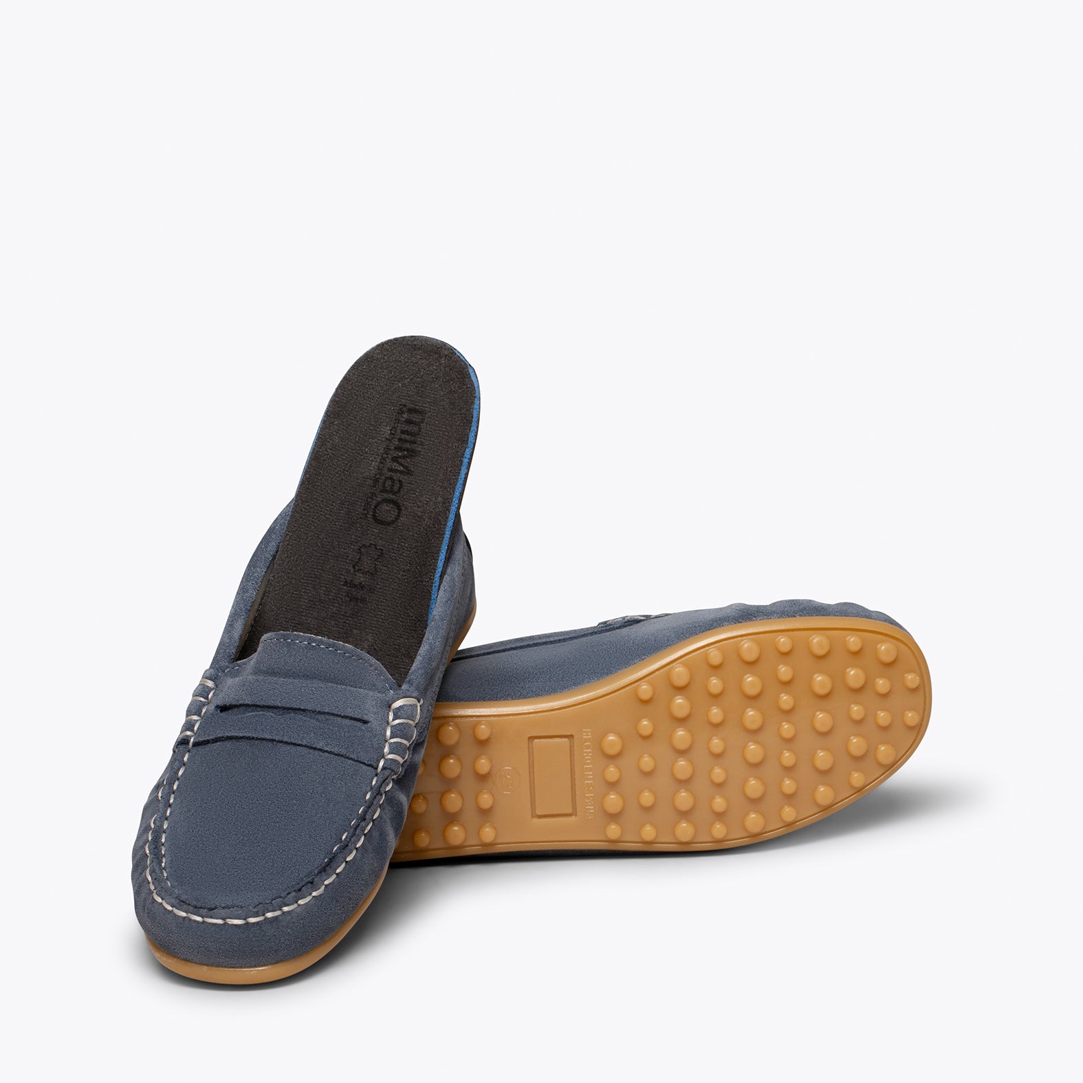MOCASÍN Mocasines JEANS para niños de piel