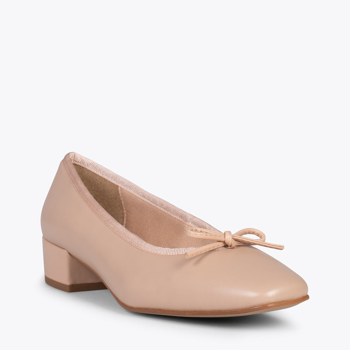 OPERA – NUDE ballerina with heel