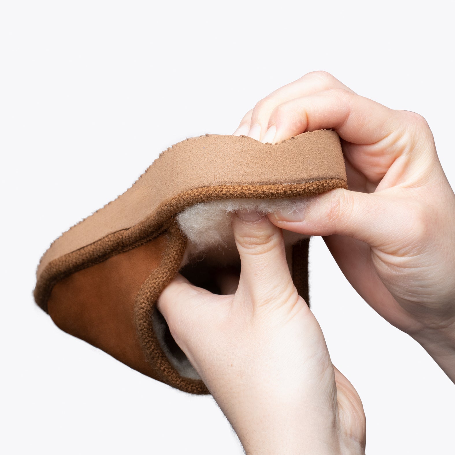 DREAM HOME – CAMEL wool home slipper