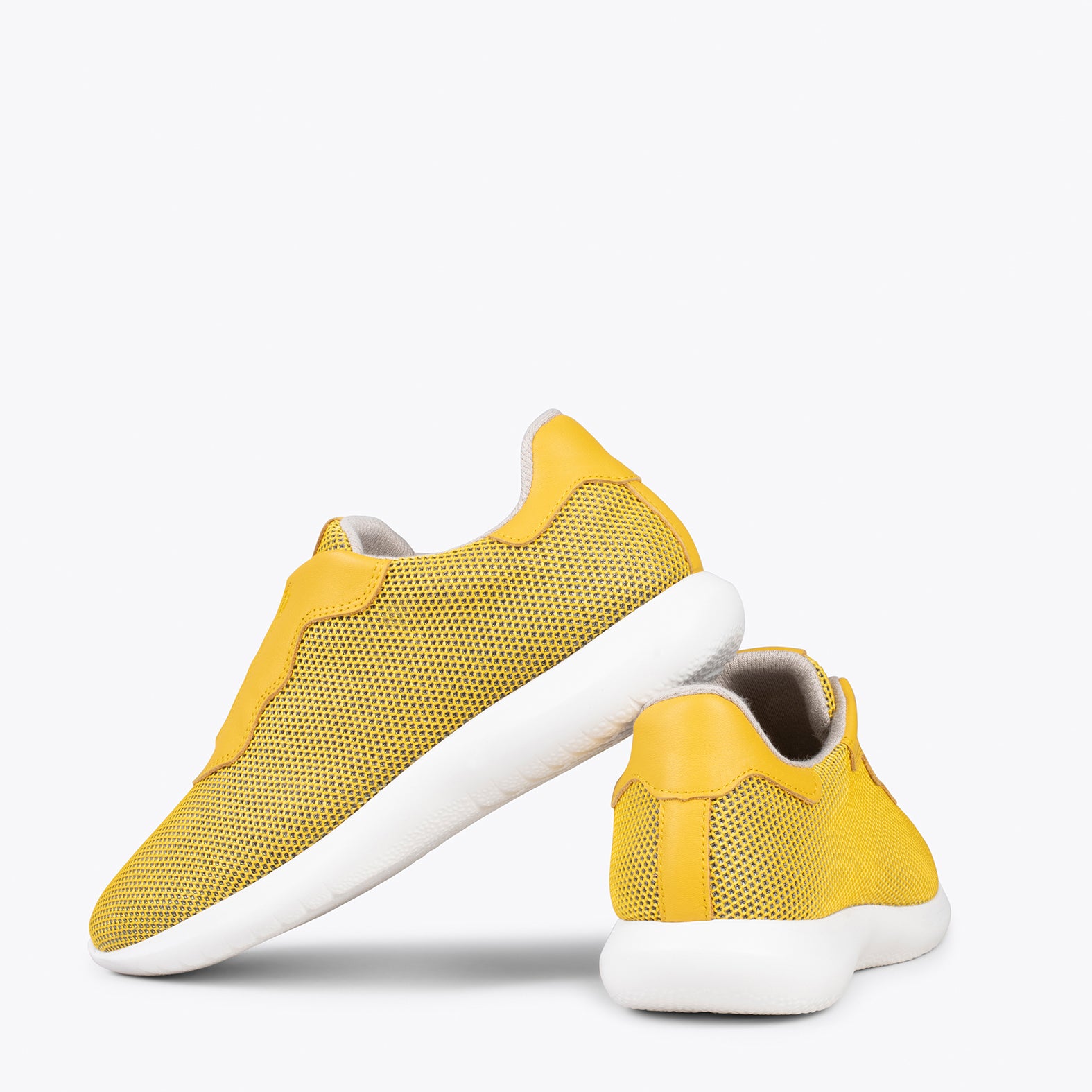SPORT – YELLOW comfortable sock-free sneakers
