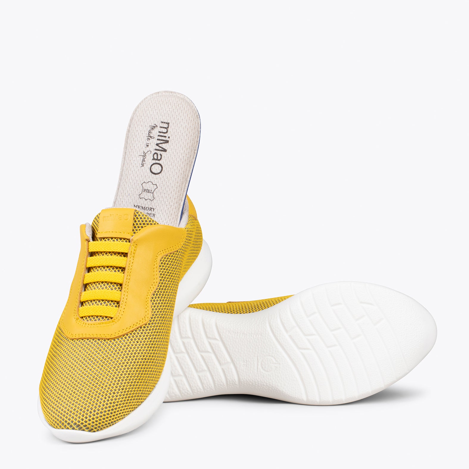 SPORT – YELLOW comfortable sock-free sneakers