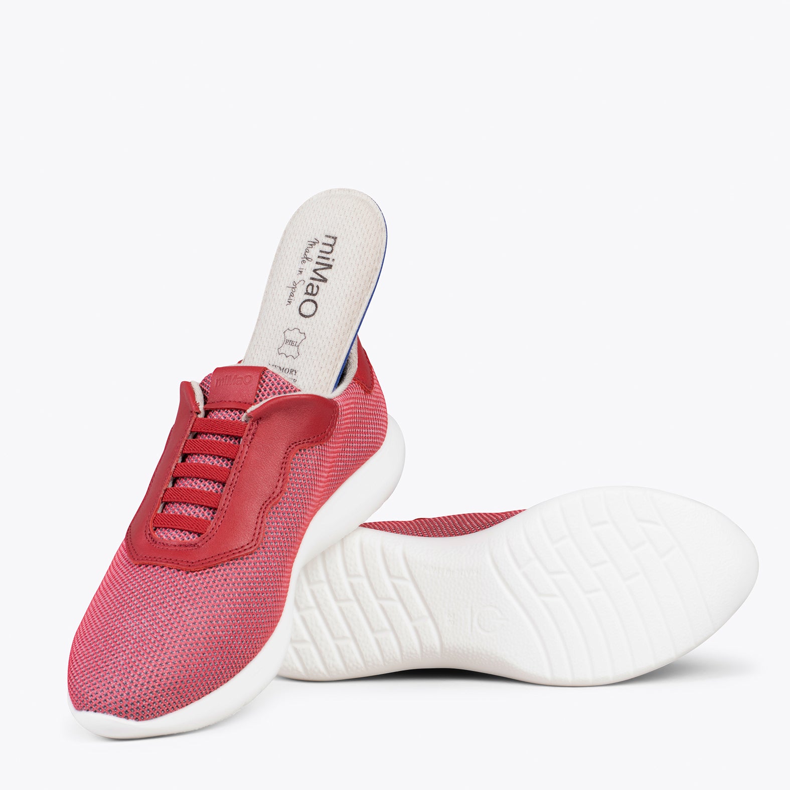SPORT – RED comfortable sock-free sneakers