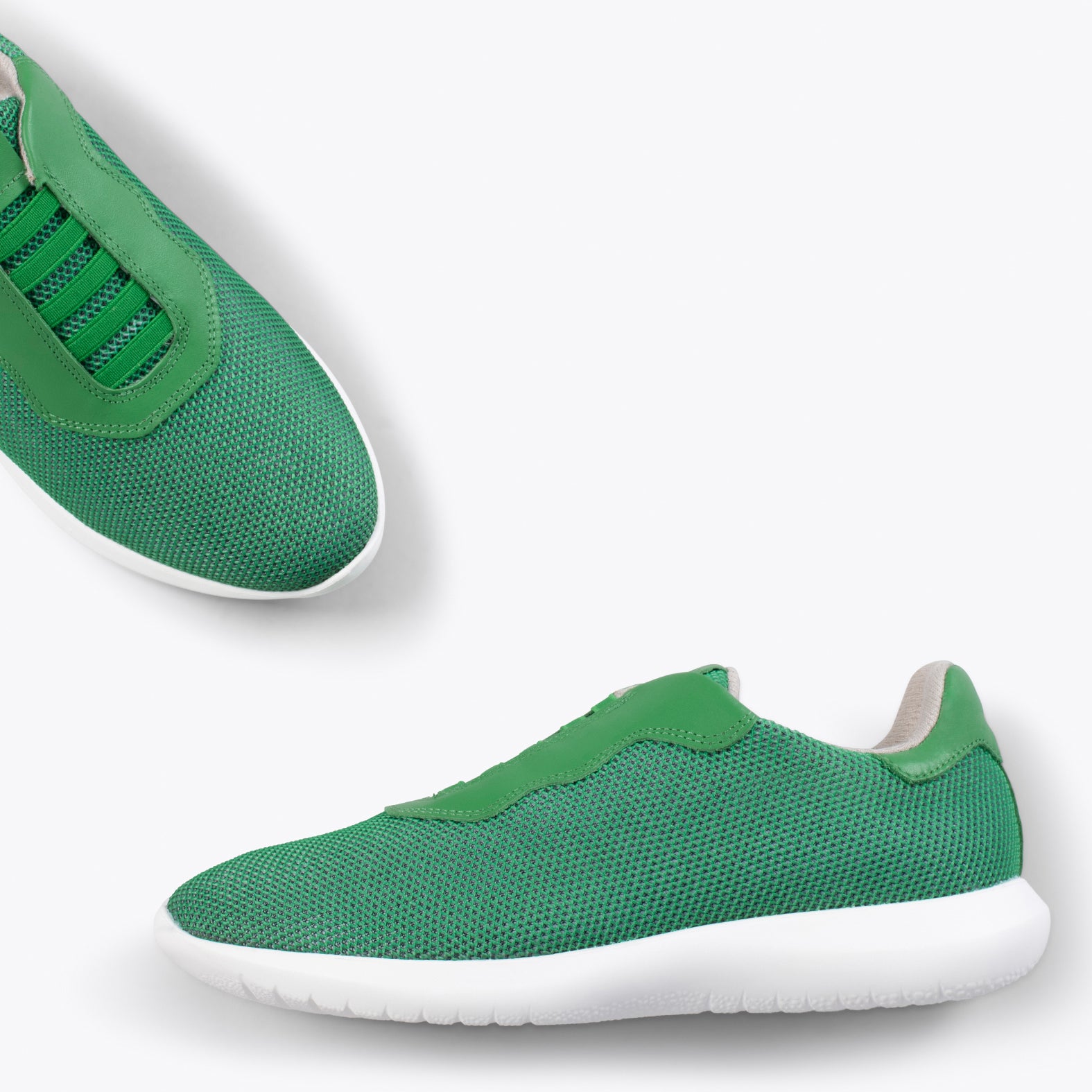 SPORT – GREEN comfortable sock-free sneakers