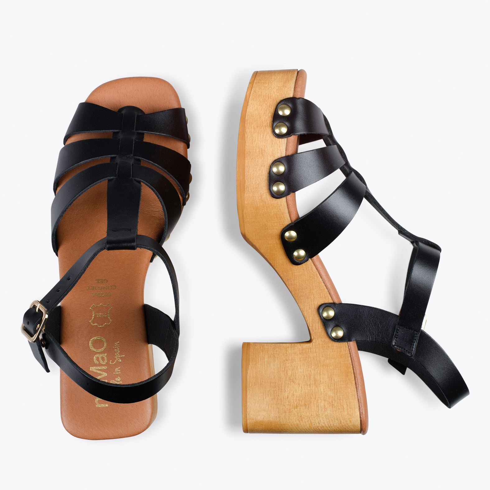 PARADISE – BLACK Fisherman’s sandals