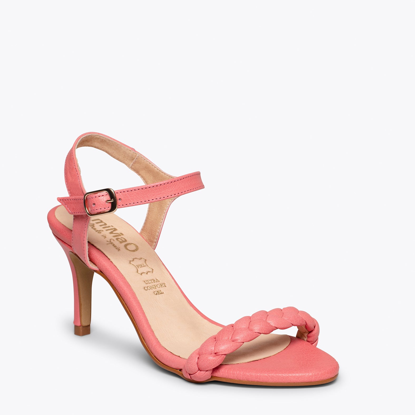 SUNSET Sandalias ROSAS de tacón de aguja elegantes