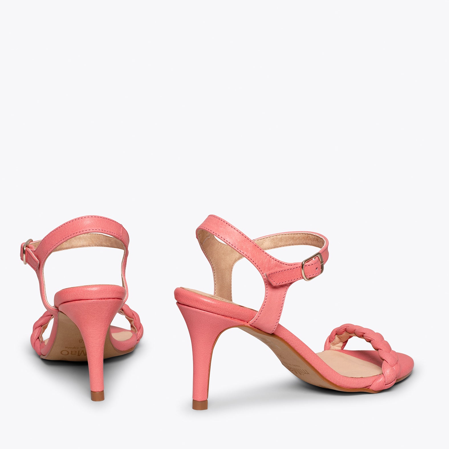 SUNSET Sandalias ROSAS de tacón de aguja elegantes