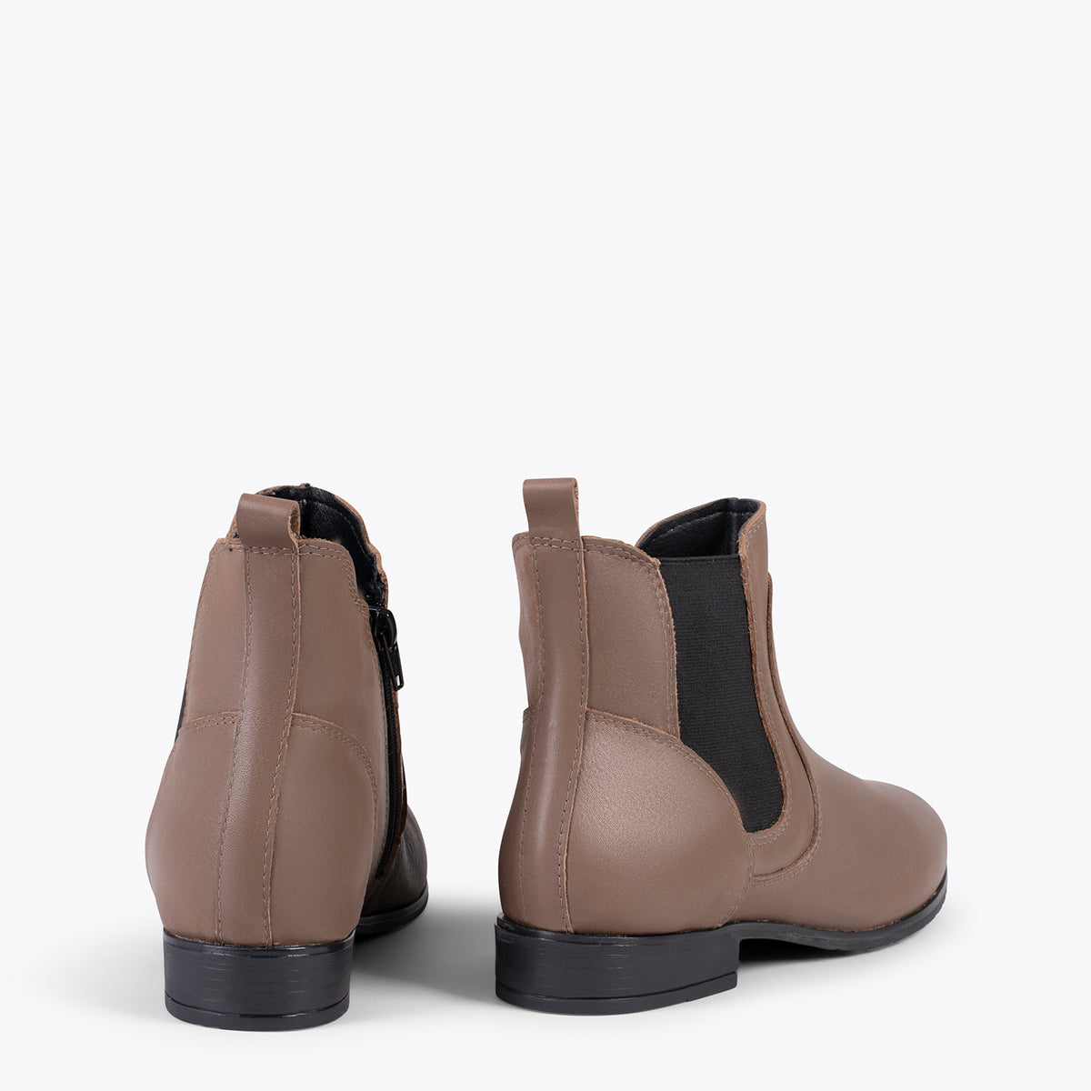 BRIGHTON – Botines planos para mujer TAUPE
