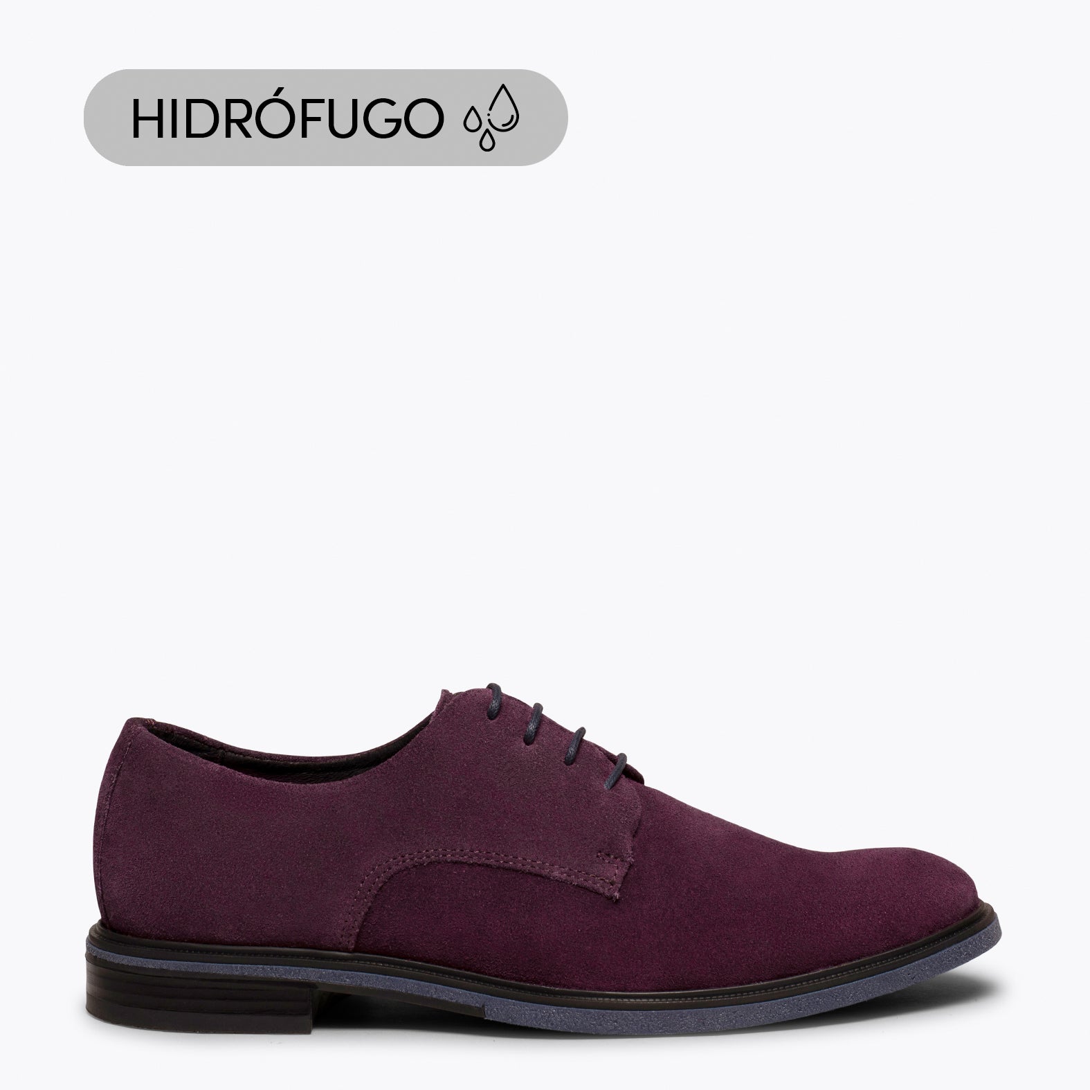 HARVARD- BURGUNDY water-repellent shoe for men
