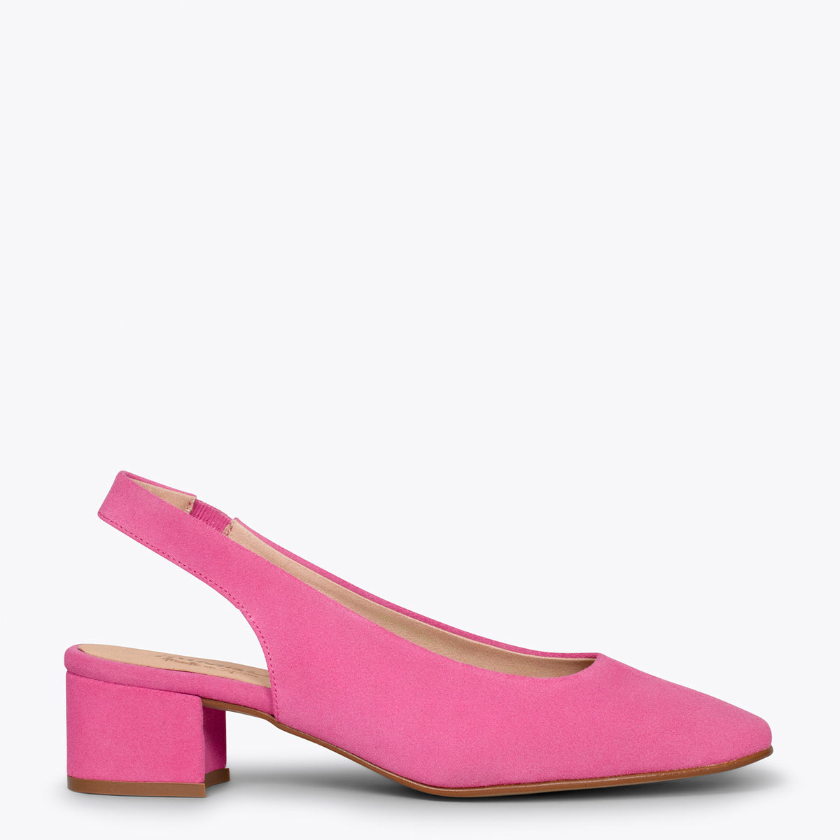 URBAN LADY – Zapatos de tacón destalonados FUCSIA