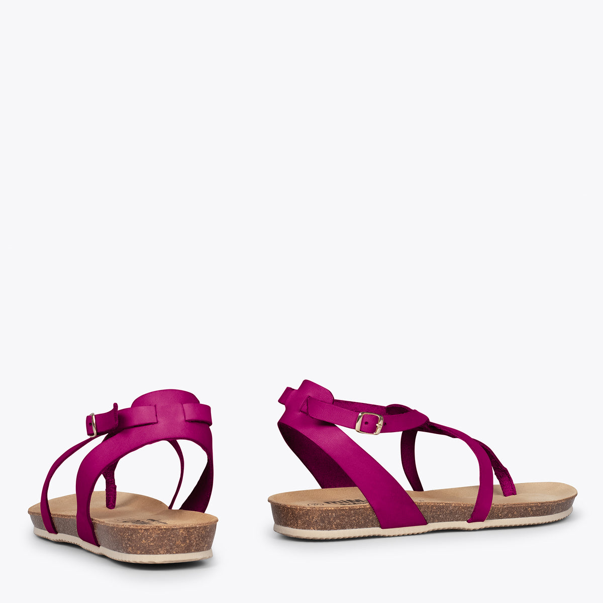 MARIPOSA - Sandalias de dedo FUCSIA BIO