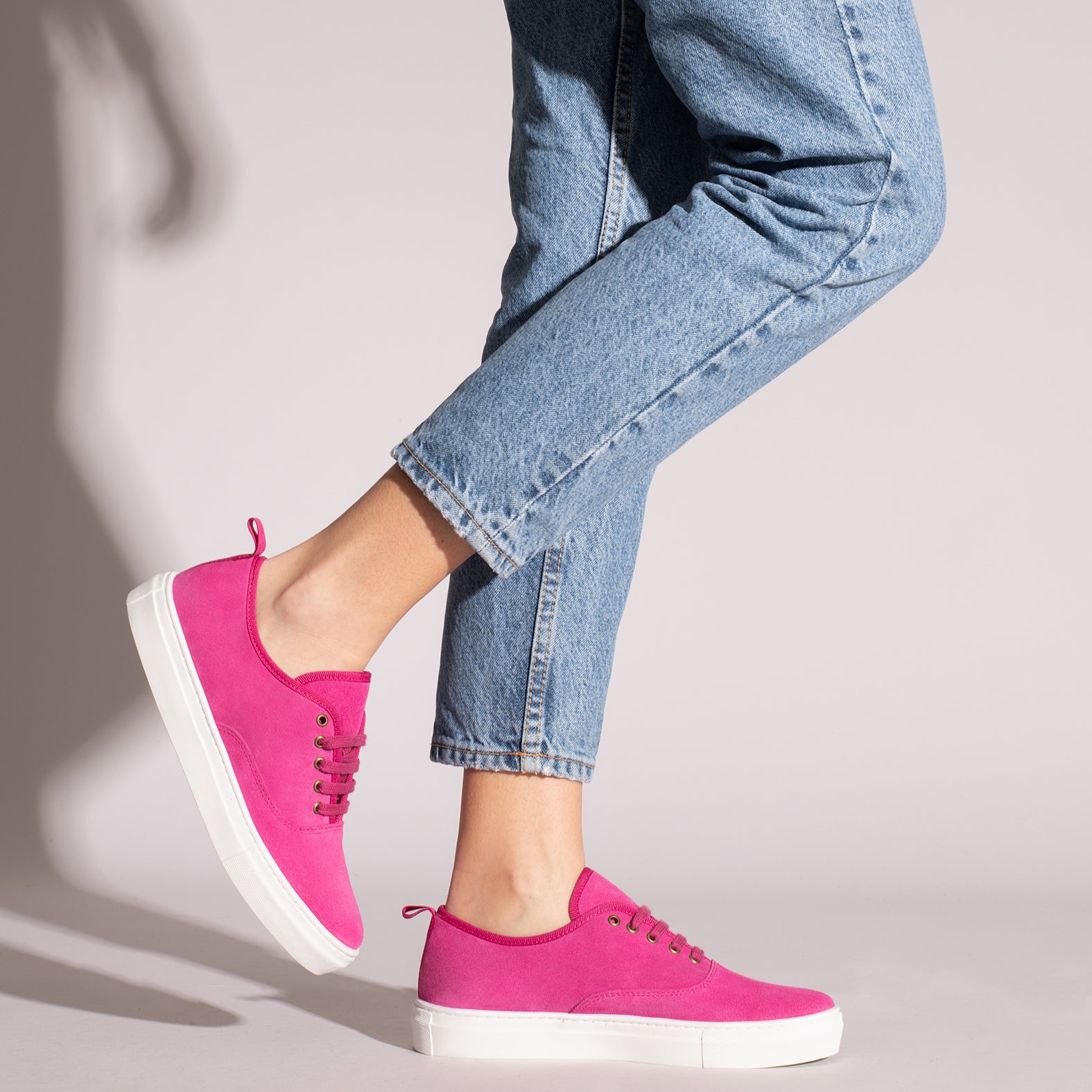 WANDER Zapatillas con plataforma de mujer FUCSIA