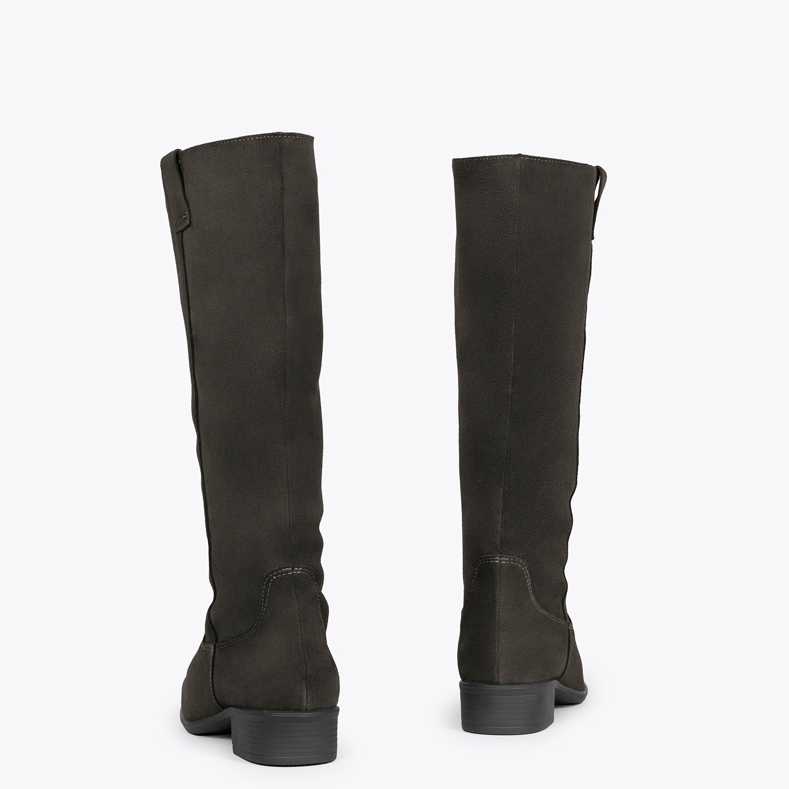 TEXAS Botas GRISES de tacón bajo - miMaO ®