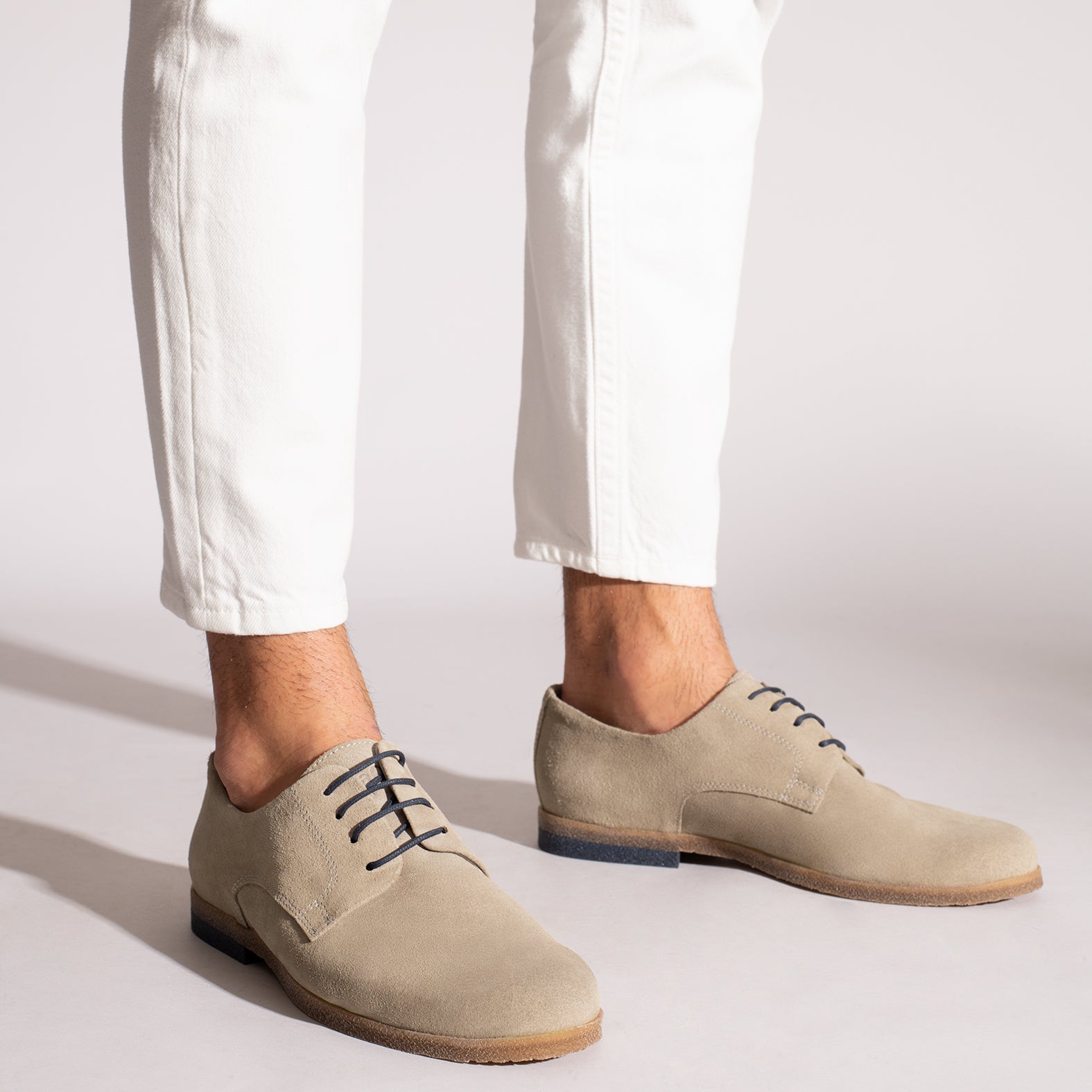 BLUCHER Zapatos para hombre de cordones TAUPE