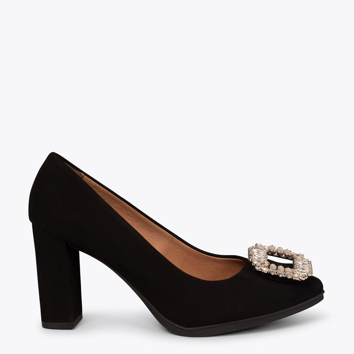 URBAN CRISTAL - Zapatos de tacón con pedrería NEGRO