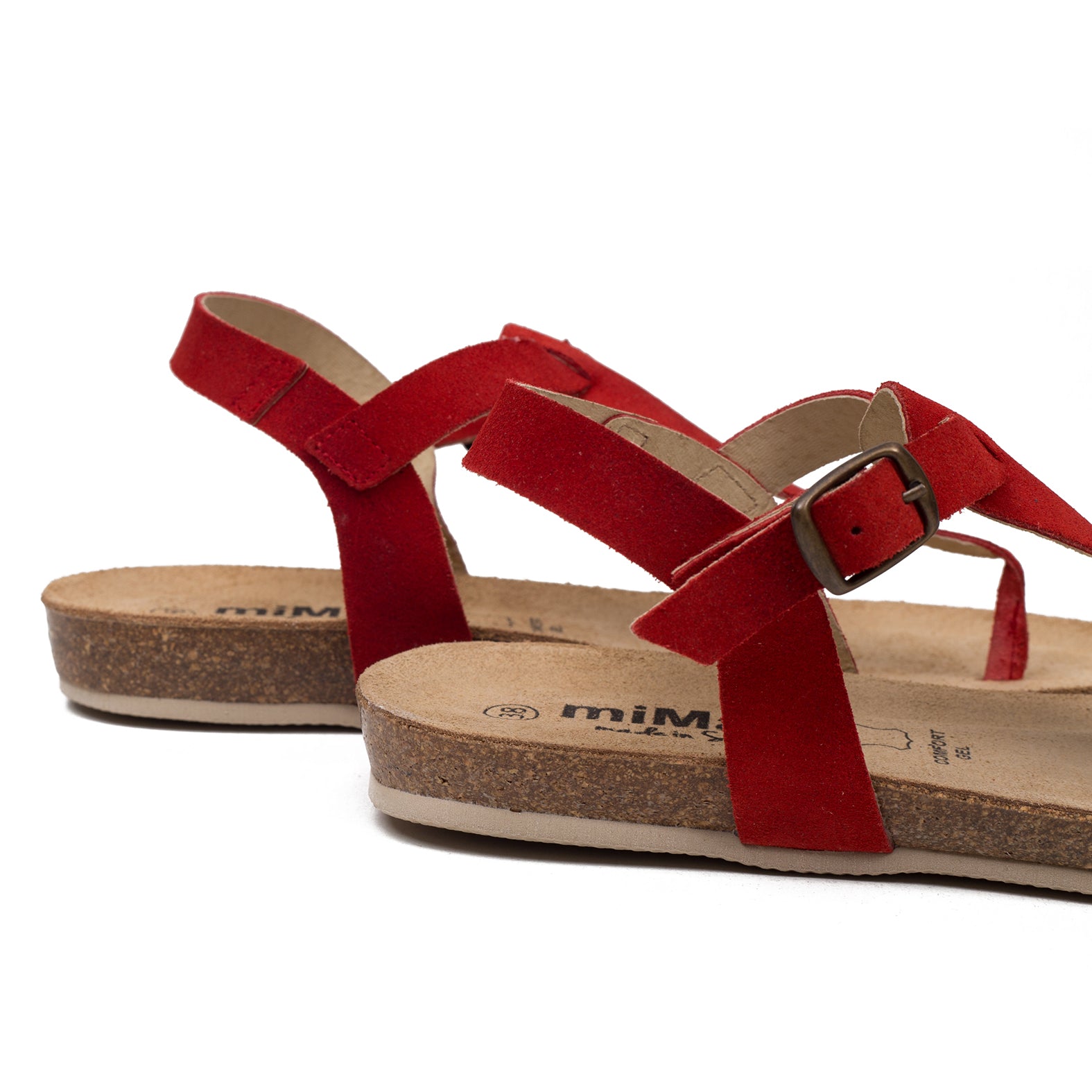 BIO GREEN - Sandalia plana ROJO - miMaO ShopOnline