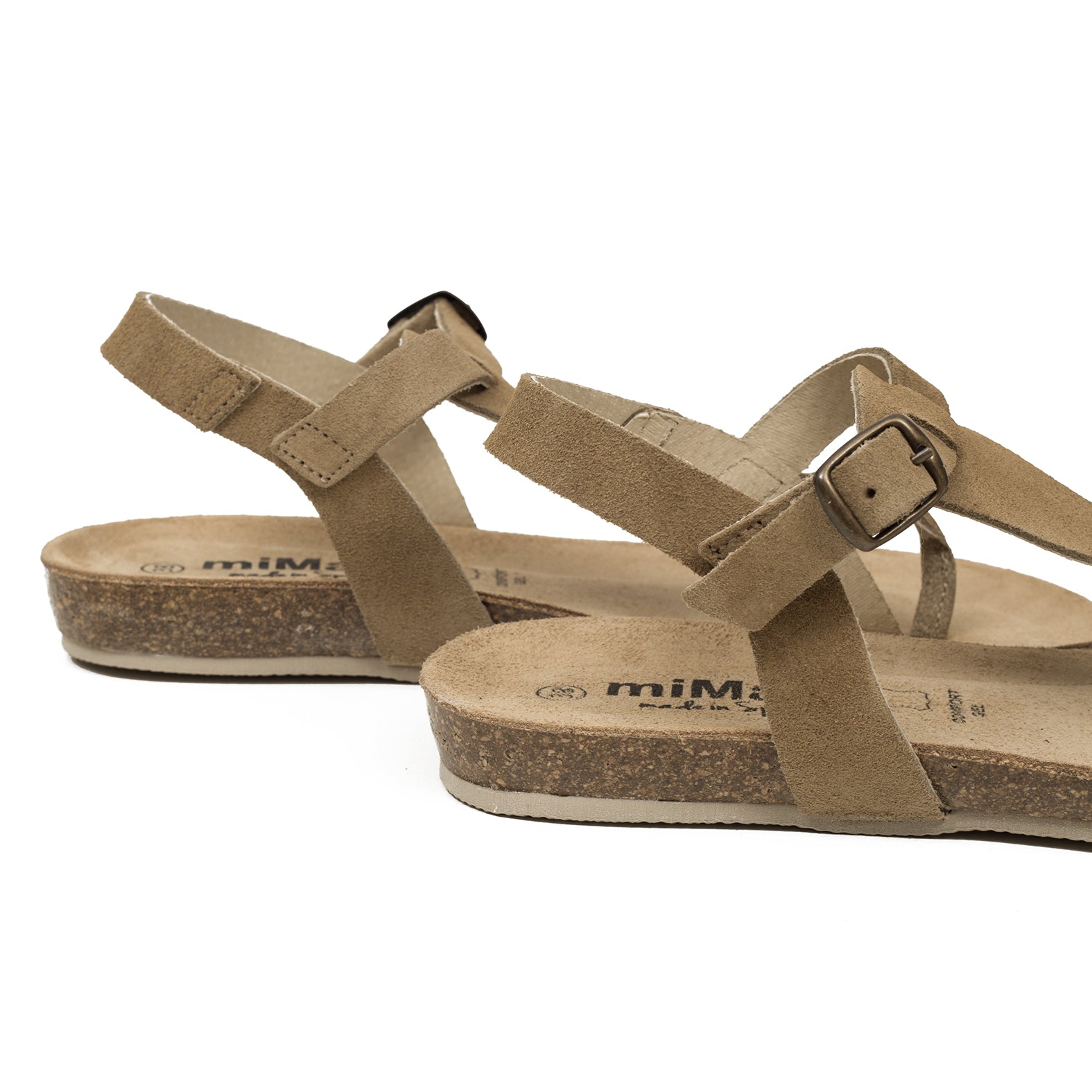 BIO GREEN - Sandalia plana BEIGE - miMaO ShopOnline