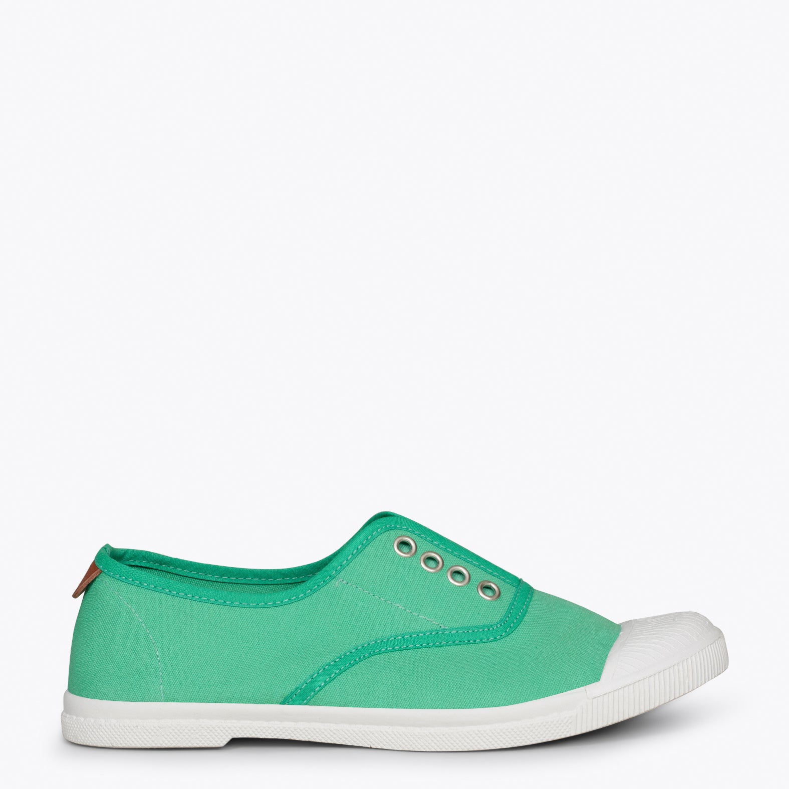 WAY - Zapatillas sin cordones de lona VERDE
