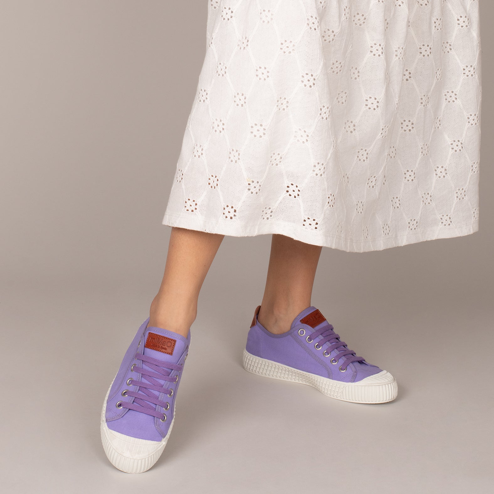BAMBA - Baskets en toile LILAS pour femme