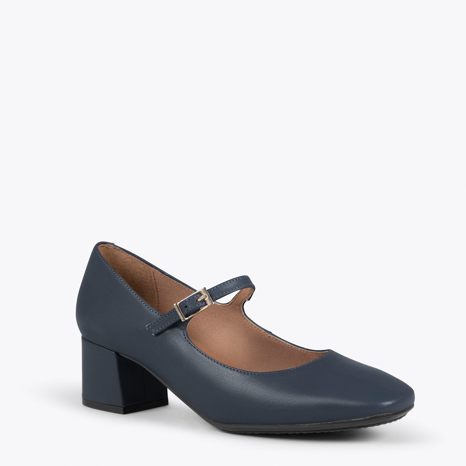 BELLA - Zapatos con pulsera y puntera cuadrada MARINO - miMaO ®