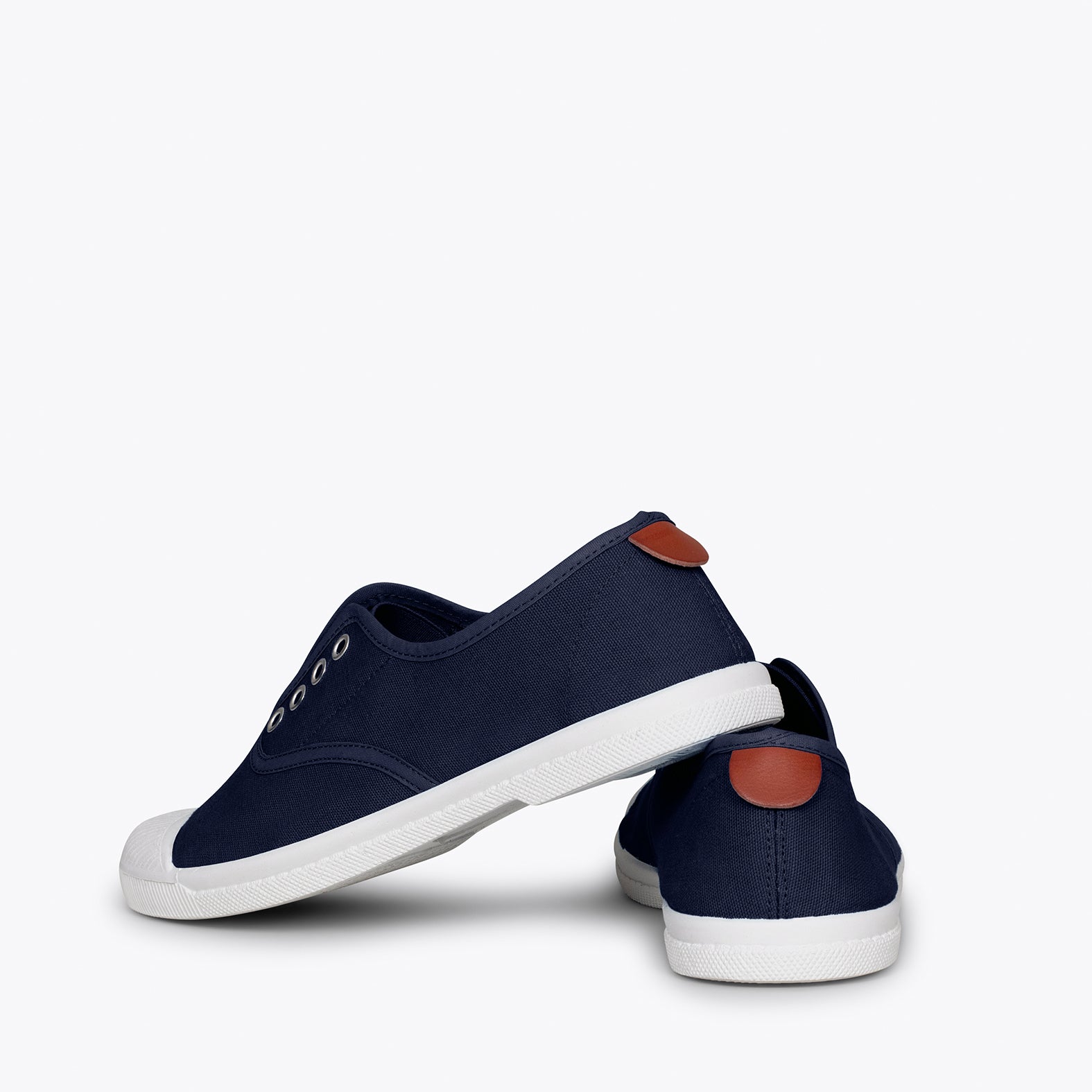 WAY - Zapatillas sin cordones de lona MARINO