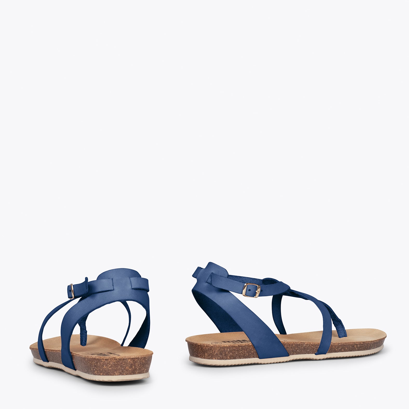 MARIPOSA – Nu-pieds à entre-doigts BLEU MARINE BIO