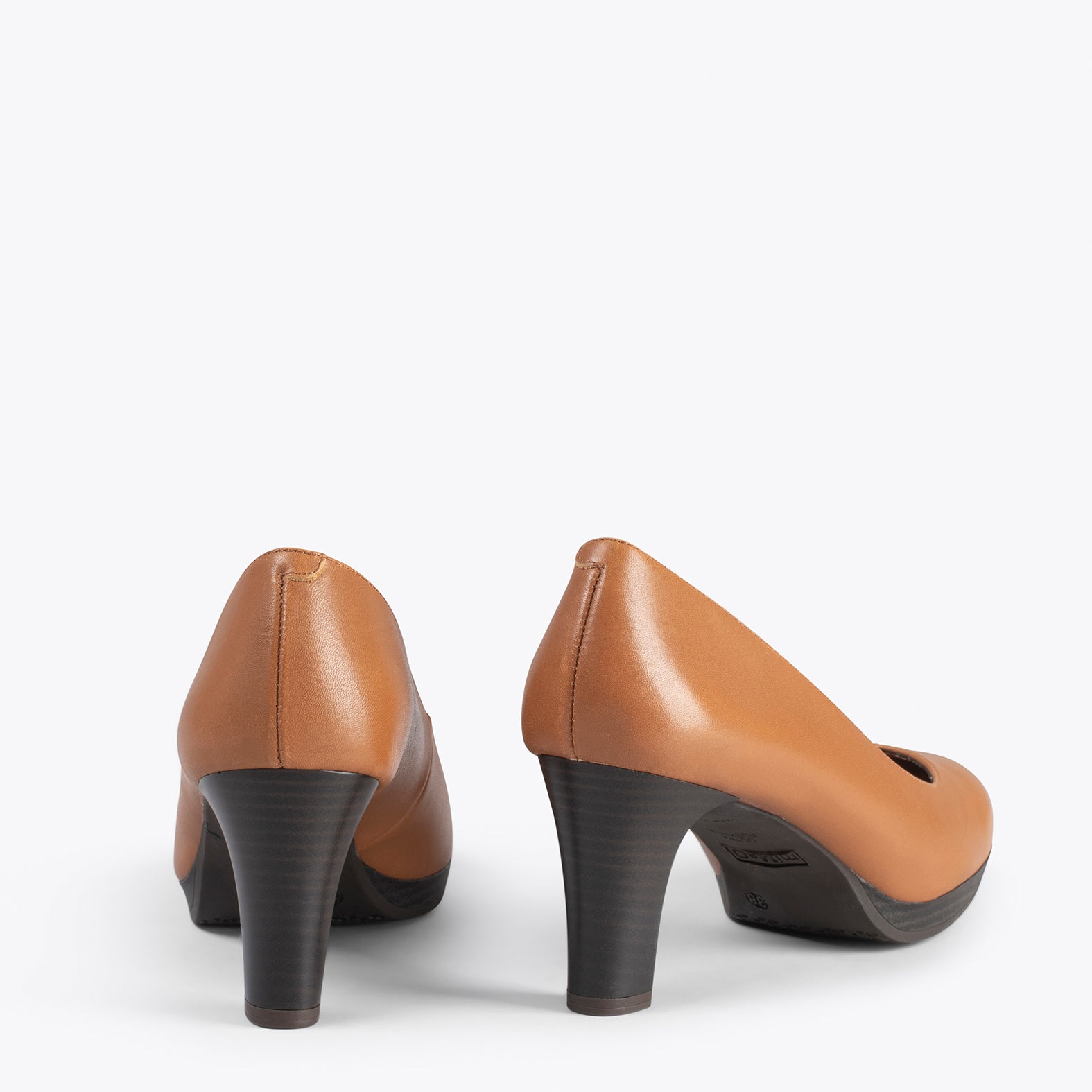 URBAN FLIGHT – BROWN high heels with platform