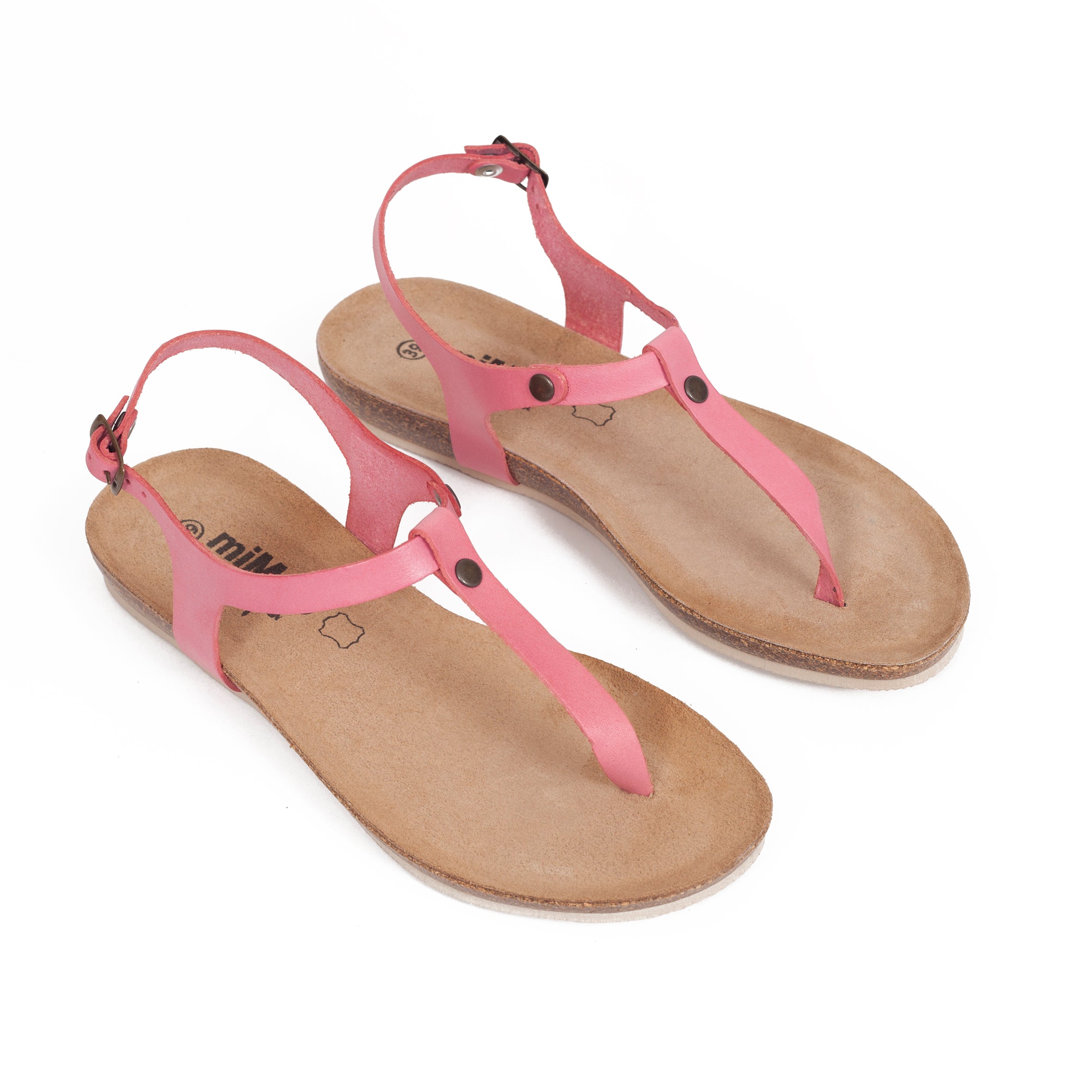 Sandalias planas dedo BIO CONFORT Rosa -Special Price- - miMaO ShopOnline
