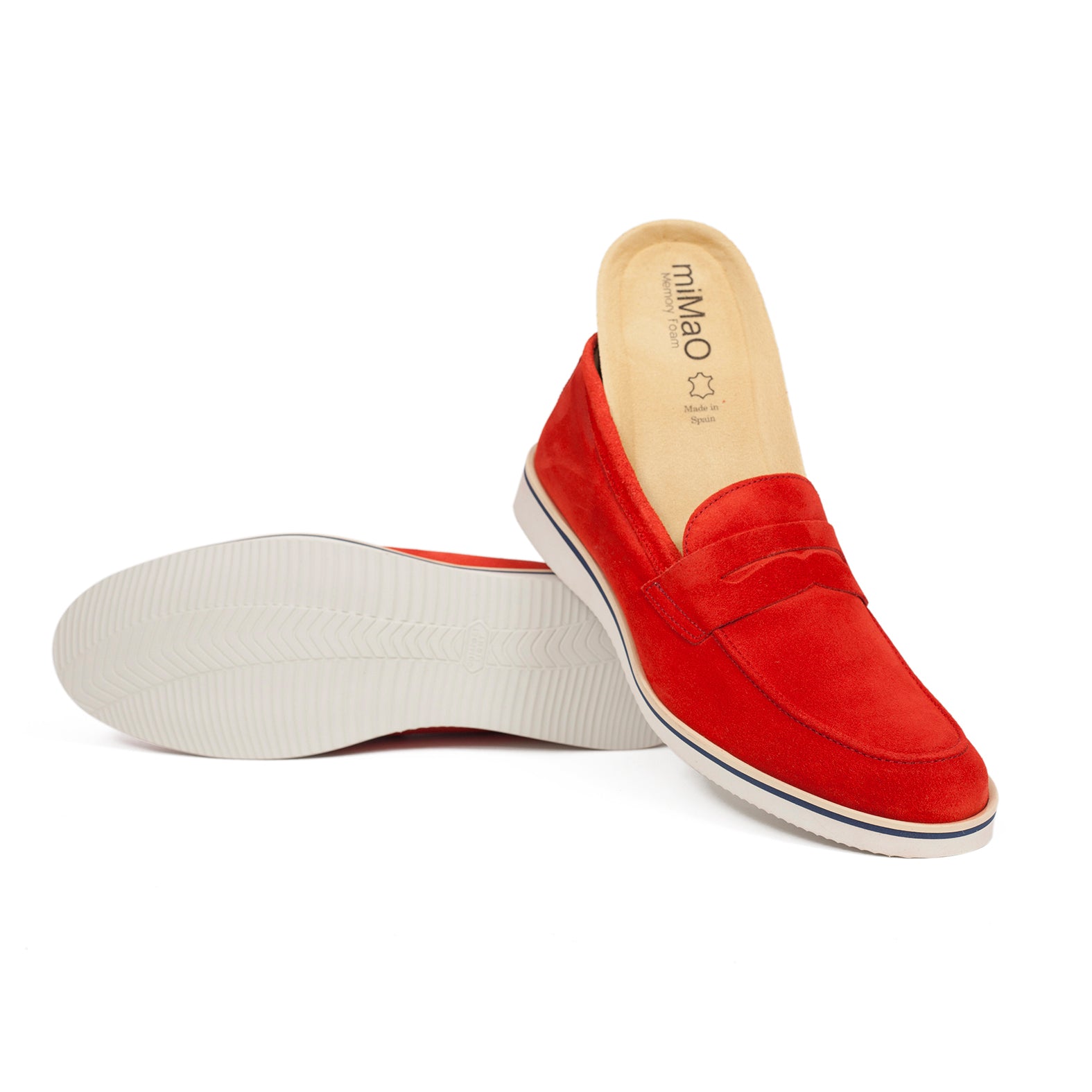 Zapato Mocasín hombre MEMORY FOAM Naranja