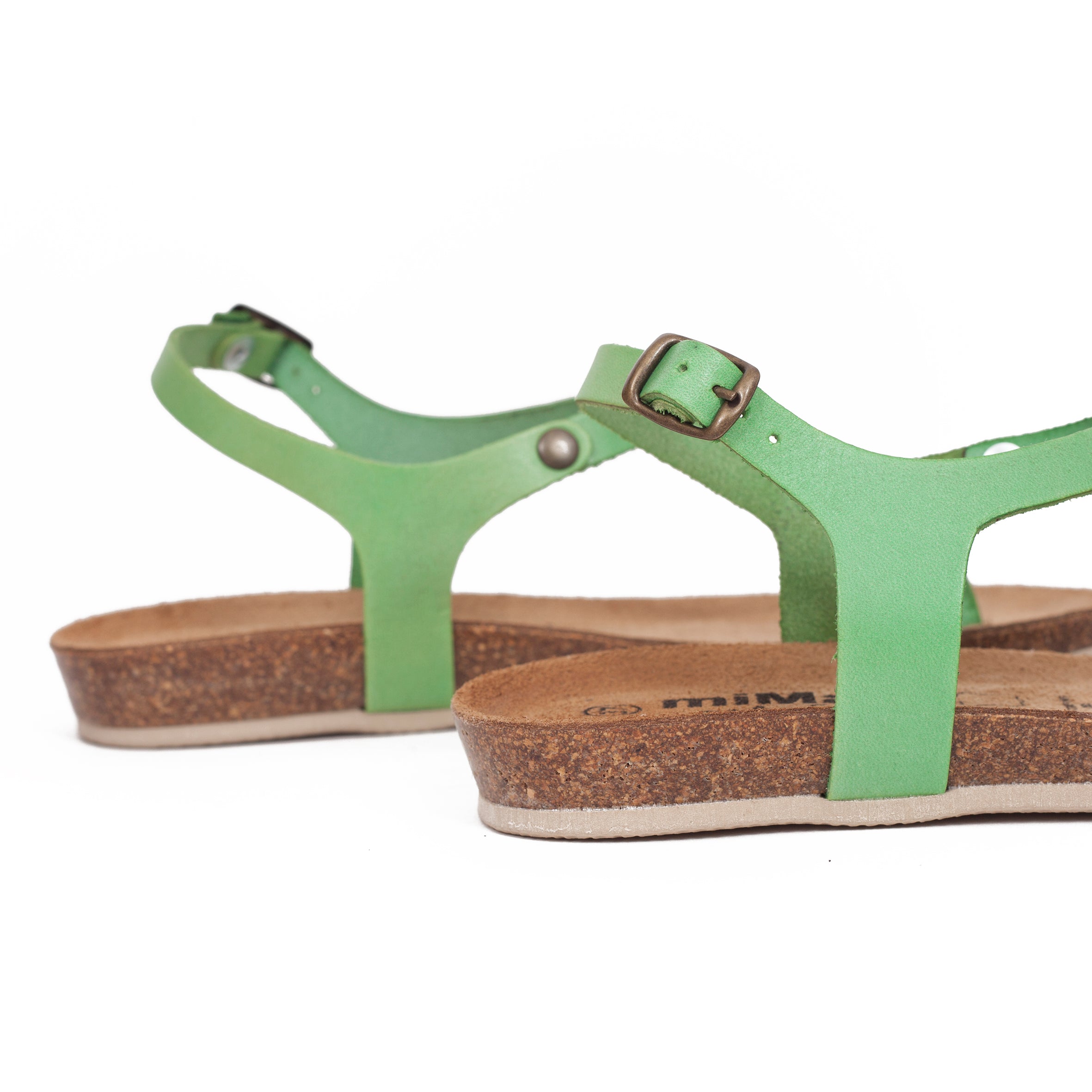 Sandalias planas dedo BIO CONFORT Verde -Special Price- - miMaO ShopOnline
