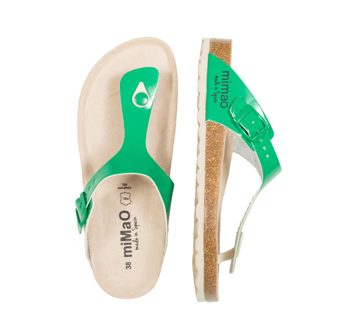 BLOG - Sandalia plana BIO de dedo VERDE - miMaO ShopOnline