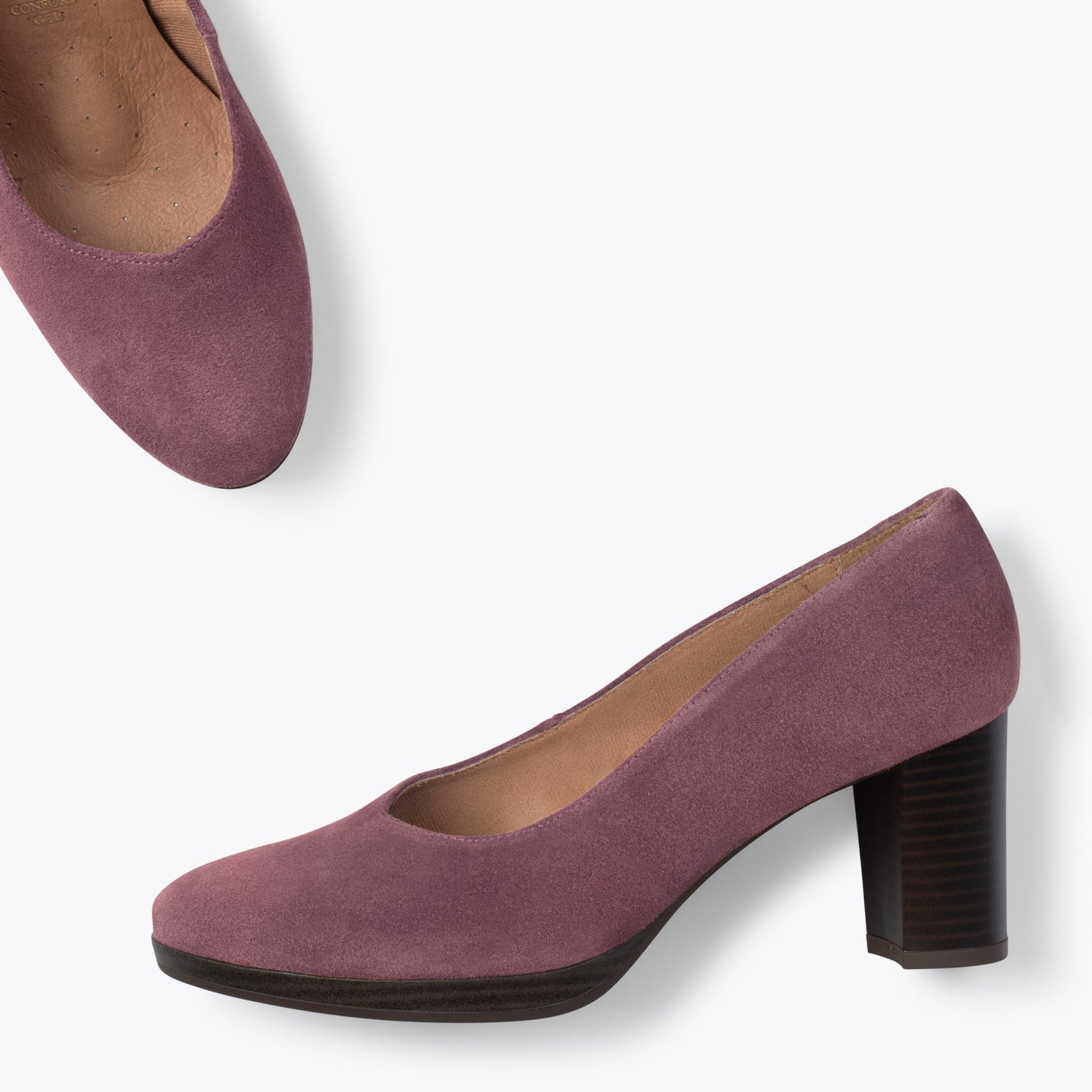 VOL VINTAGE – Chaussures à talon et plateforme PRUNE