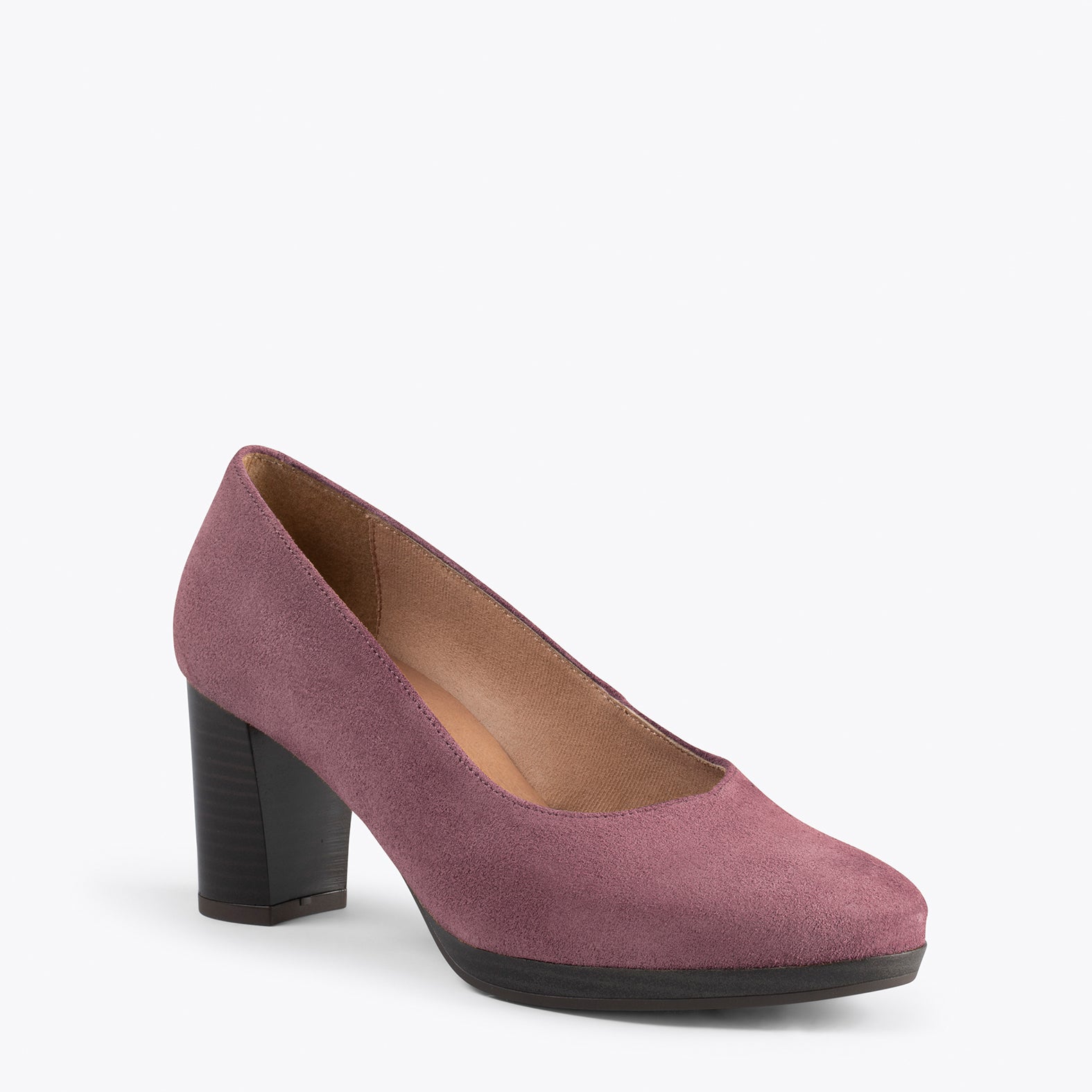 VOL VINTAGE – Chaussures à talon et plateforme PRUNE