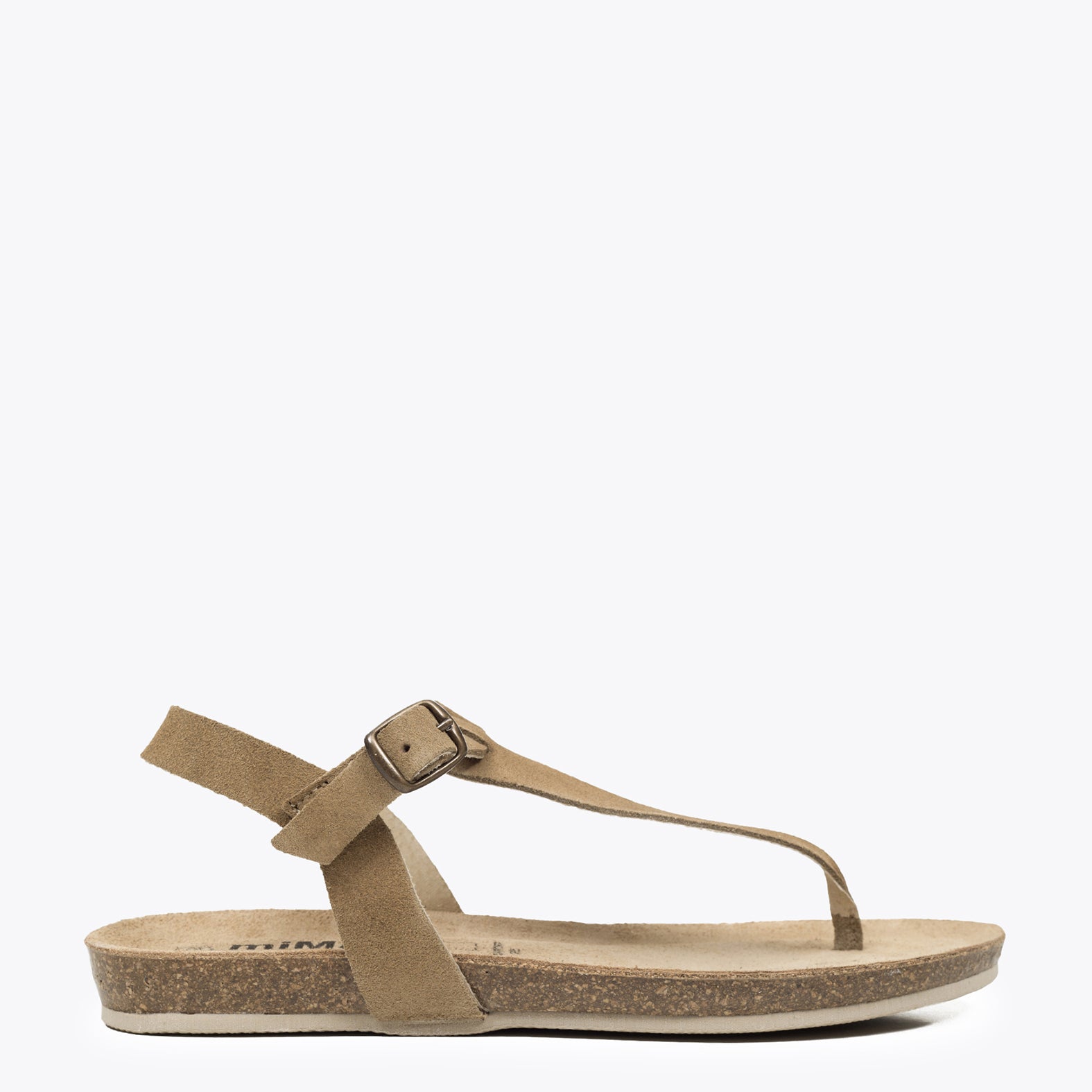 BIO GREEN - Sandalia plana BEIGE