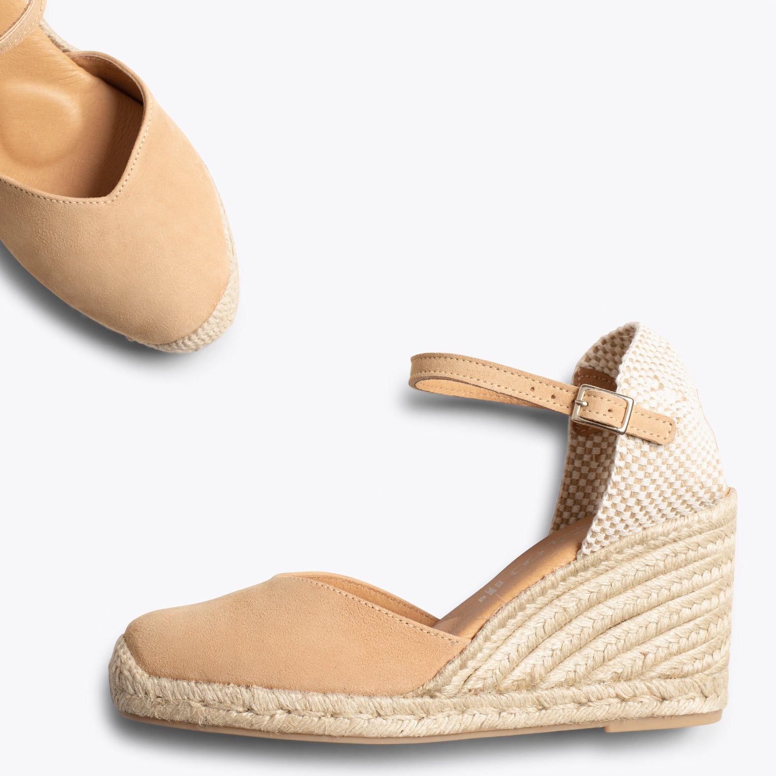 NERJA – BEIGE wedge espadrille
