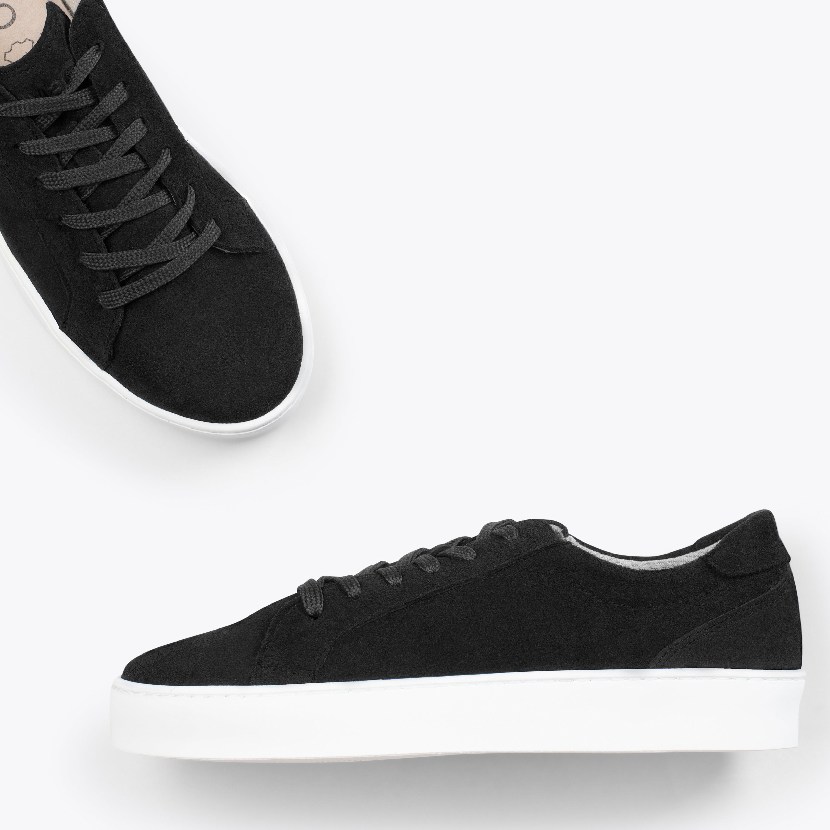 ENJOY – BLACK suede lifestyle sneakers