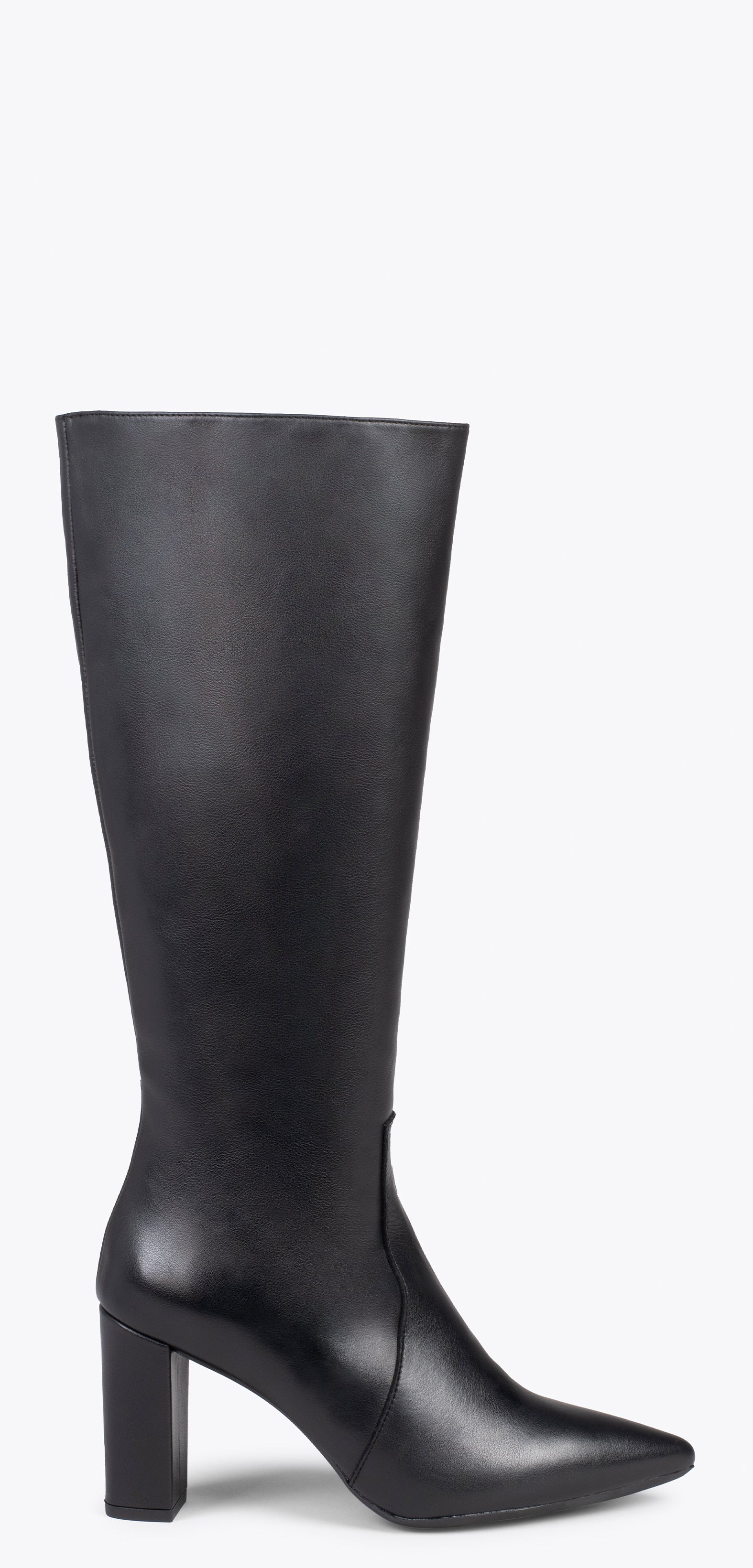 URBAN - Botas Altas de napa con cremallera NEGRO