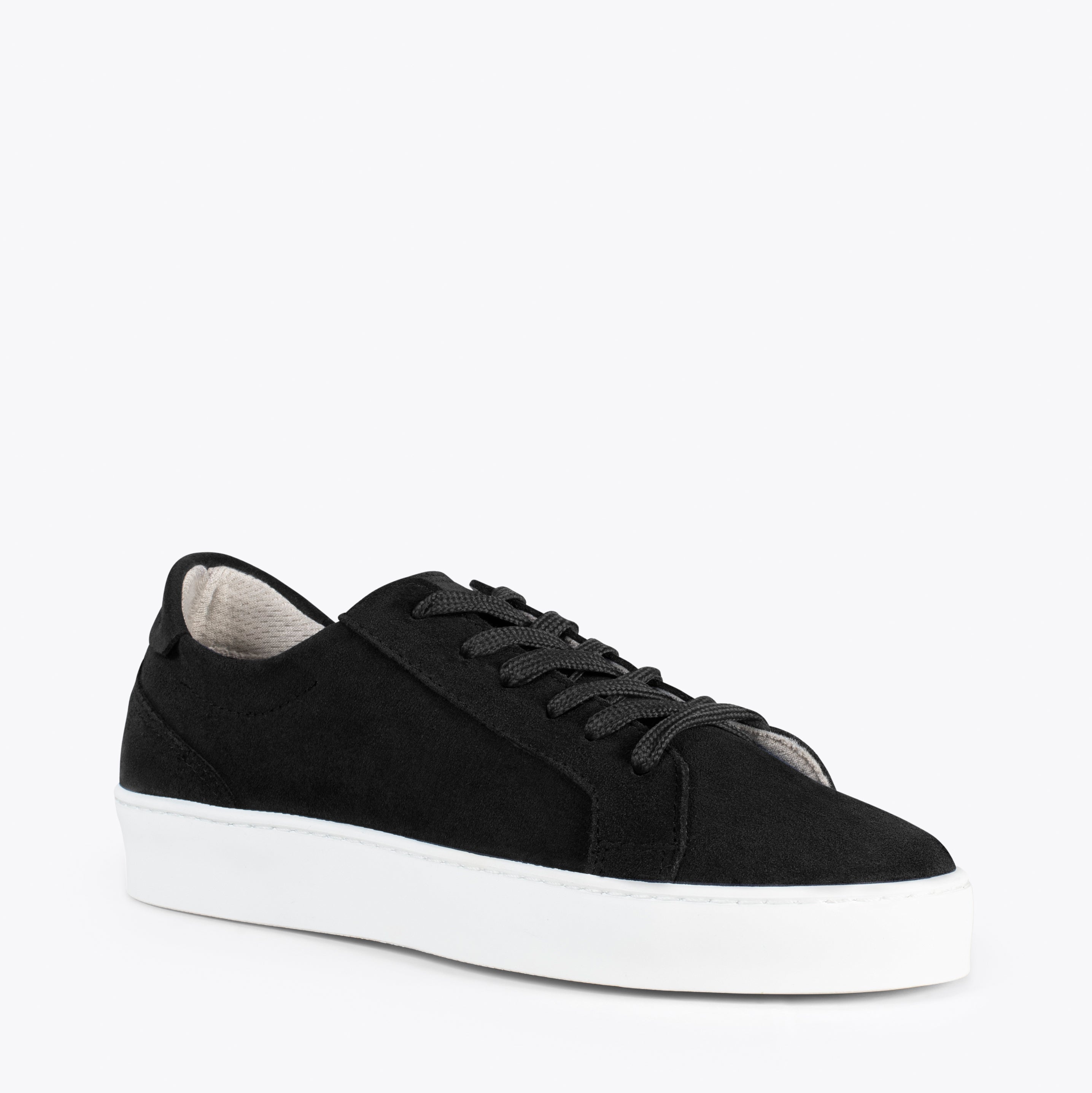 ENJOY – BLACK suede lifestyle sneakers
