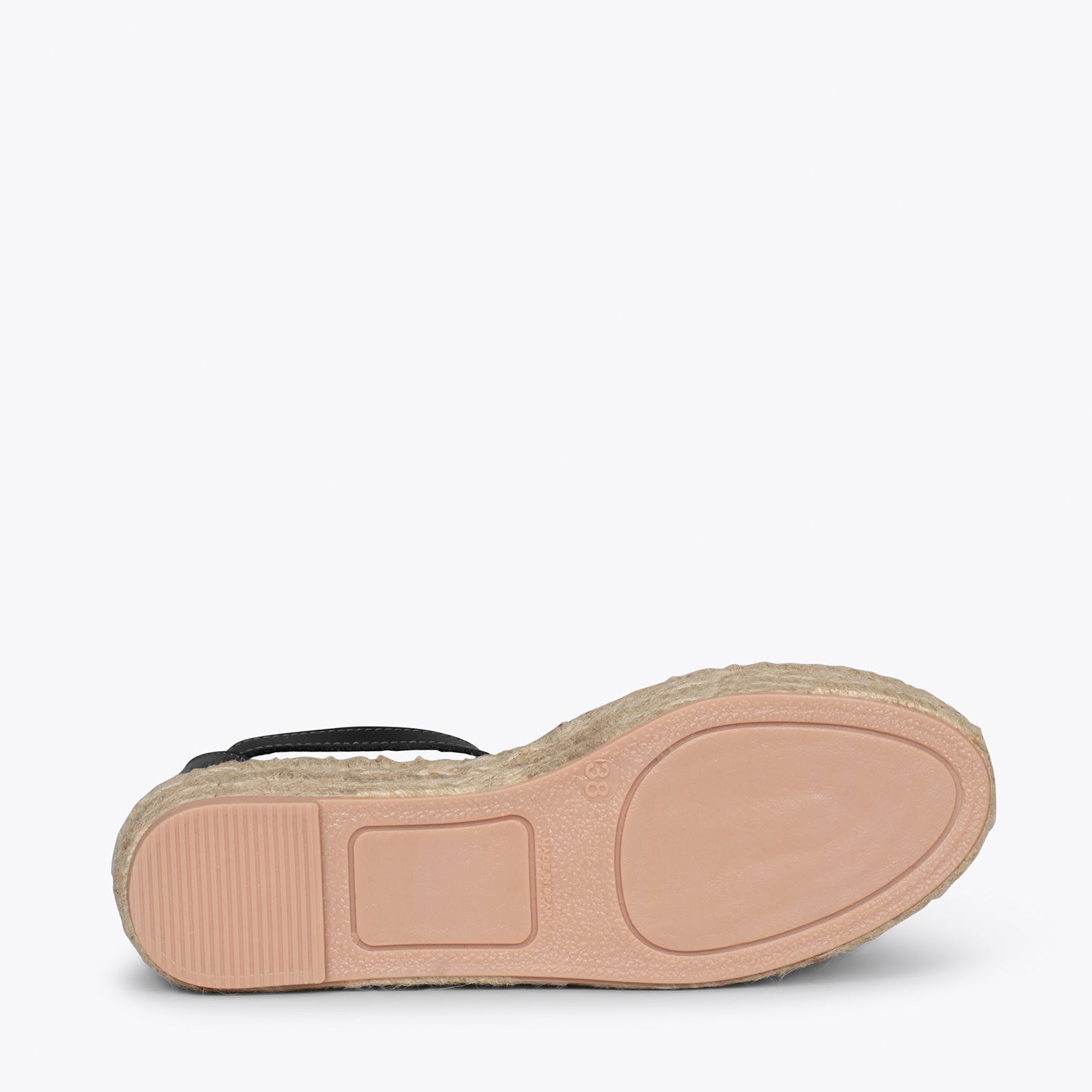 ALHAMBRA - Espadrilles à plateforme NOIR