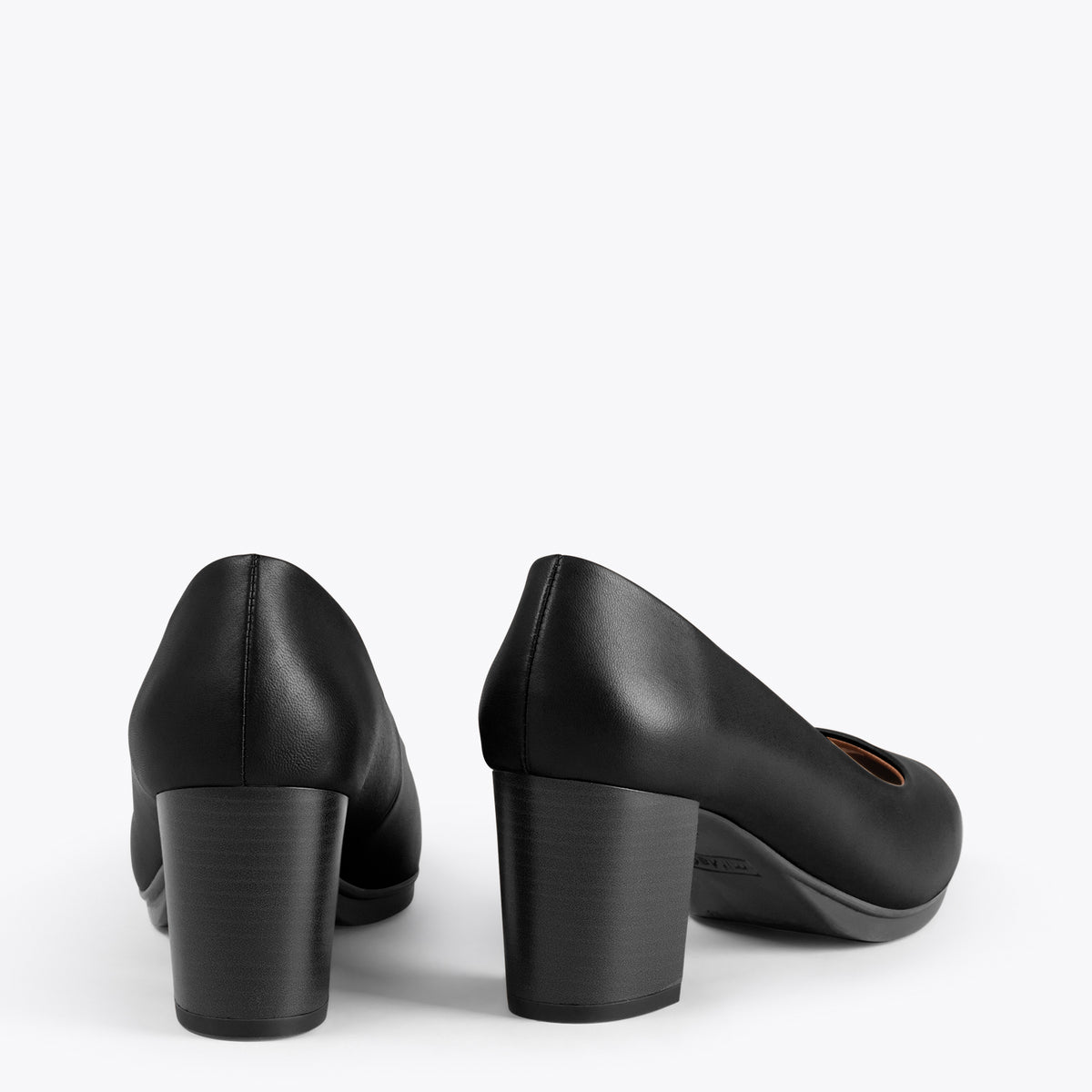 URBAN S SALON – Zapatos de tacón medio de napa NEGRO - miMaO ®